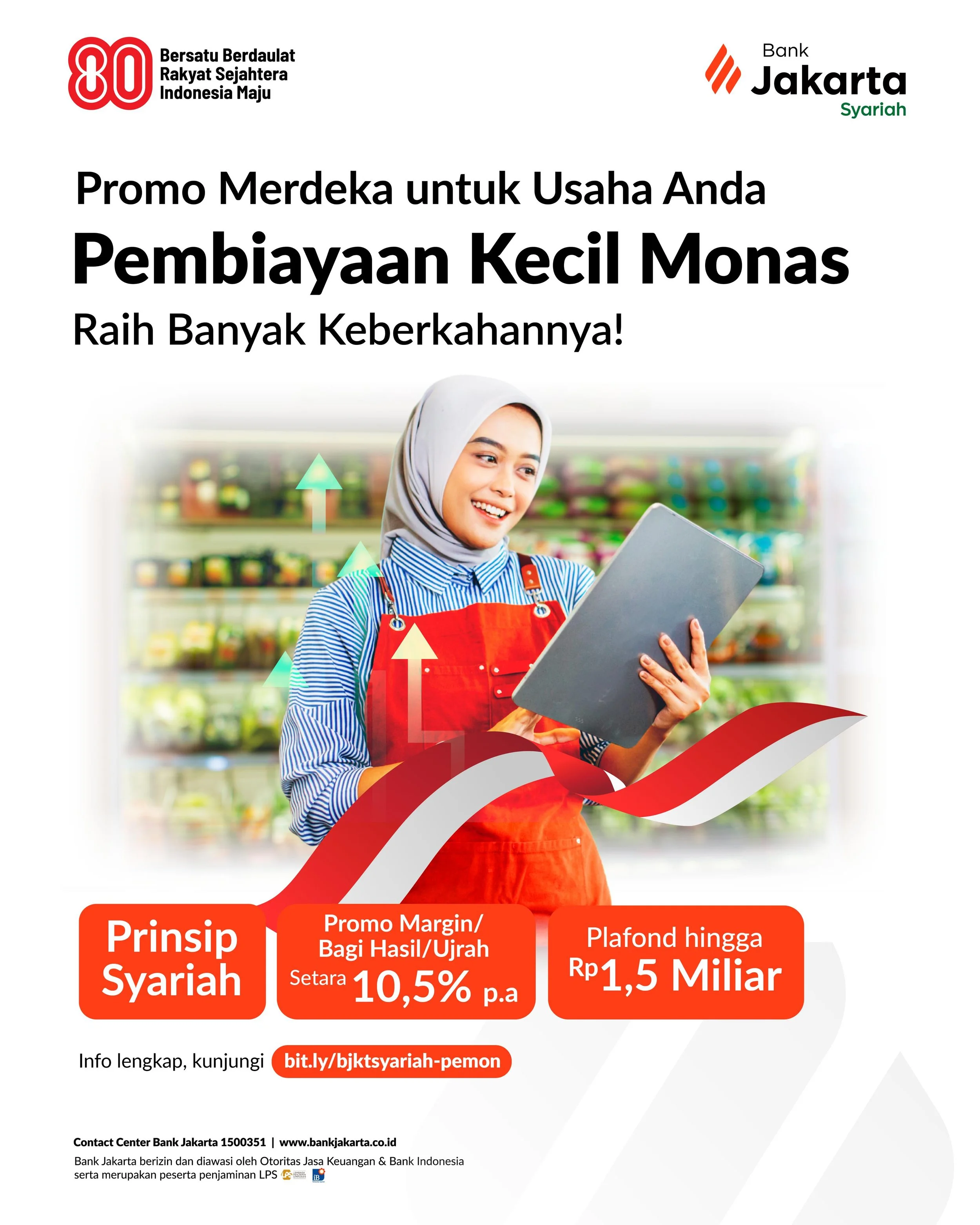 Promo Merdeka untuk Usaha Anda Pembiayaan Kecil Monas
