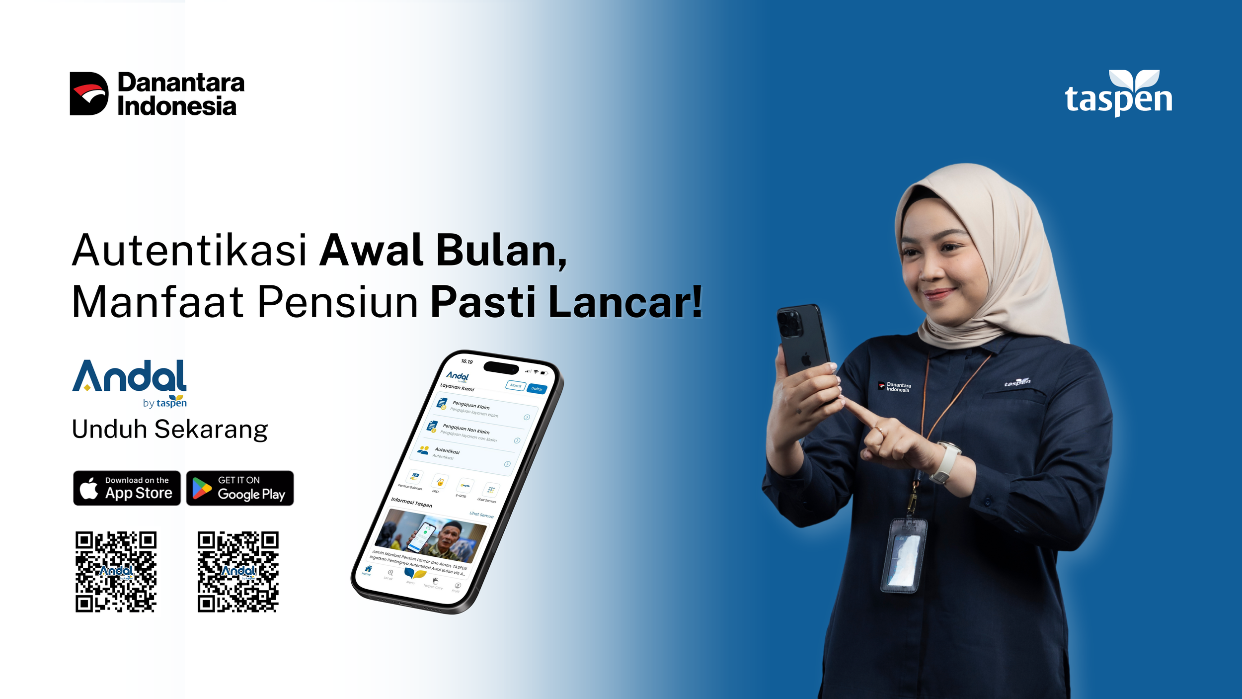 Pastikan Pensiun Lancar dengan Autentikasi Awal Bulan di Andal by Taspen