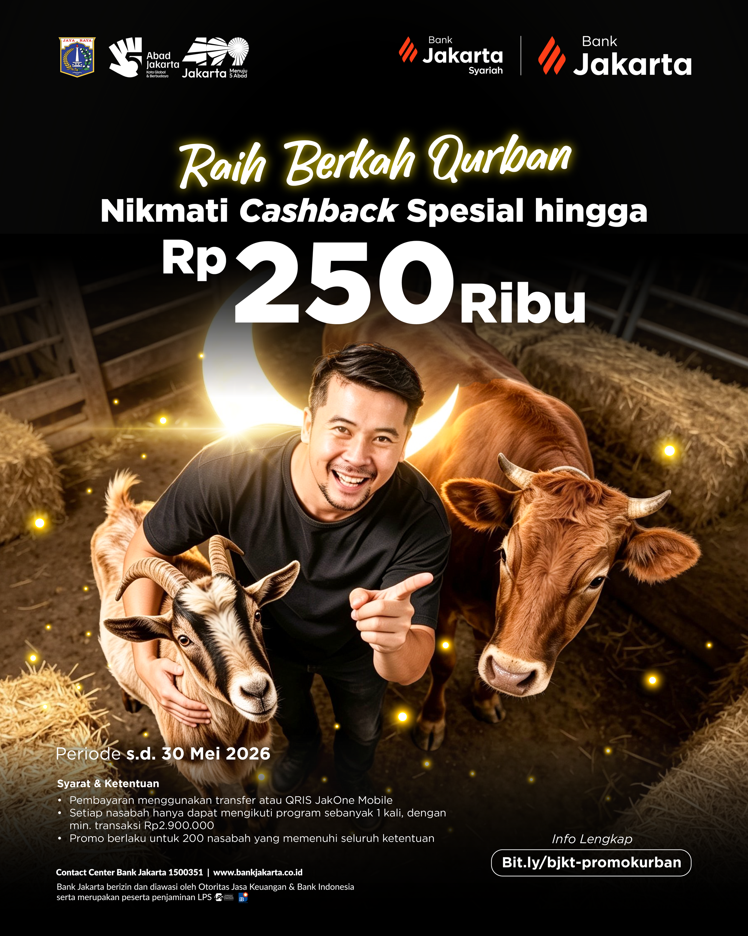 Raih Berkah Qurban dengan Cashback Spesial dari Bank Jakarta