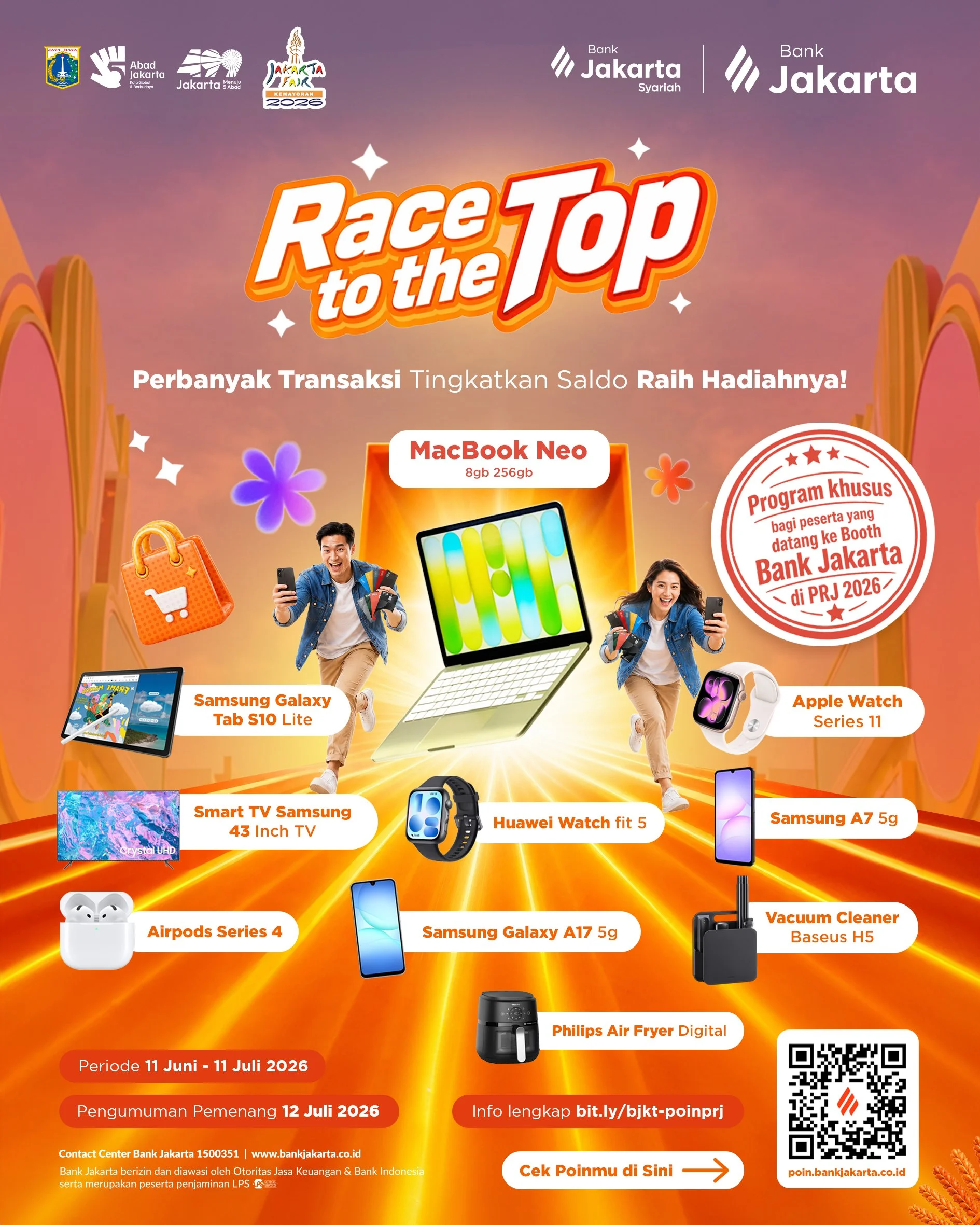 Race to the Top : Perbanyak Transaksi Tingkatkan Saldo Raih Hadiahnya