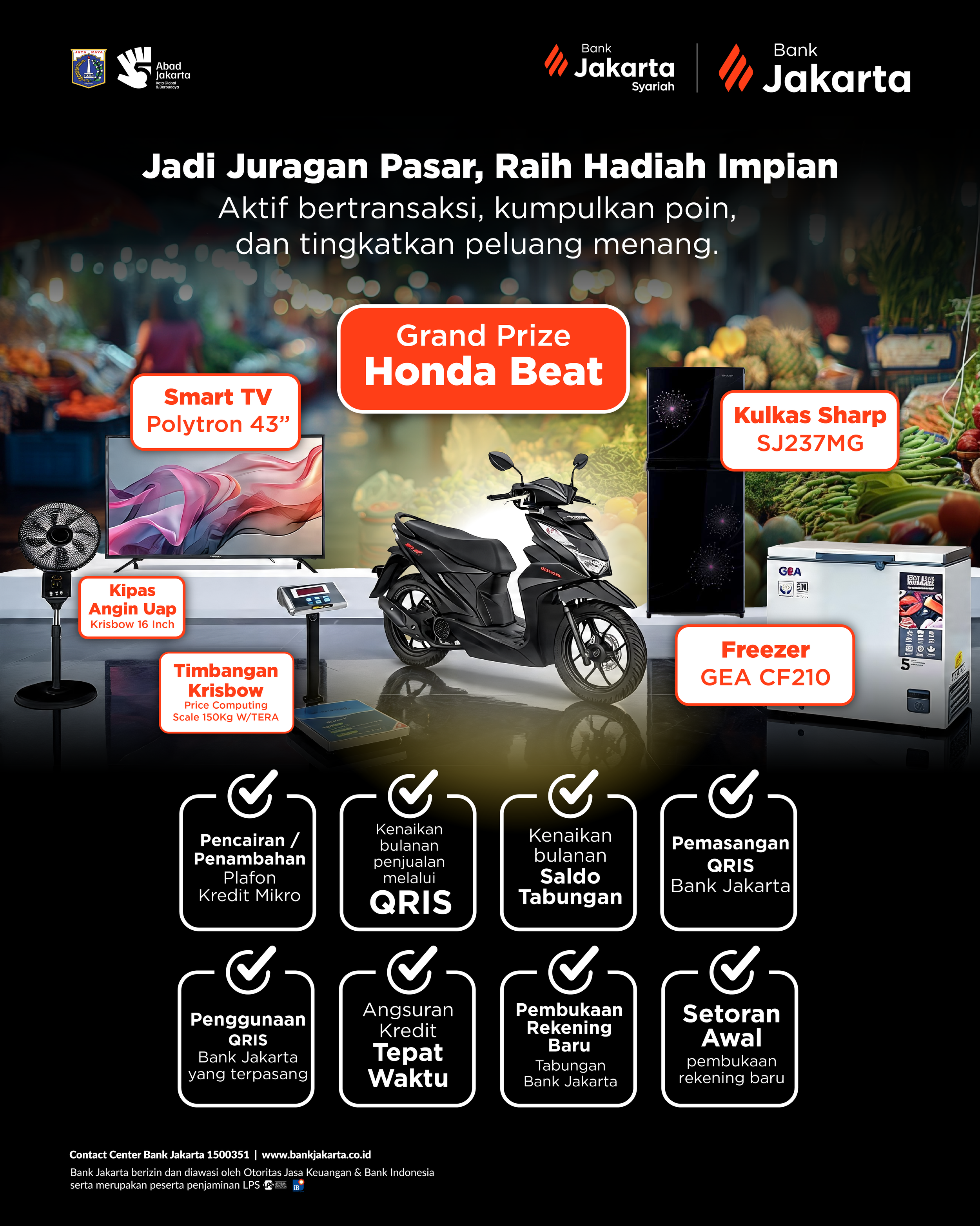 Dari Pasar Jadi Juragan, Raih Hadiah Impian