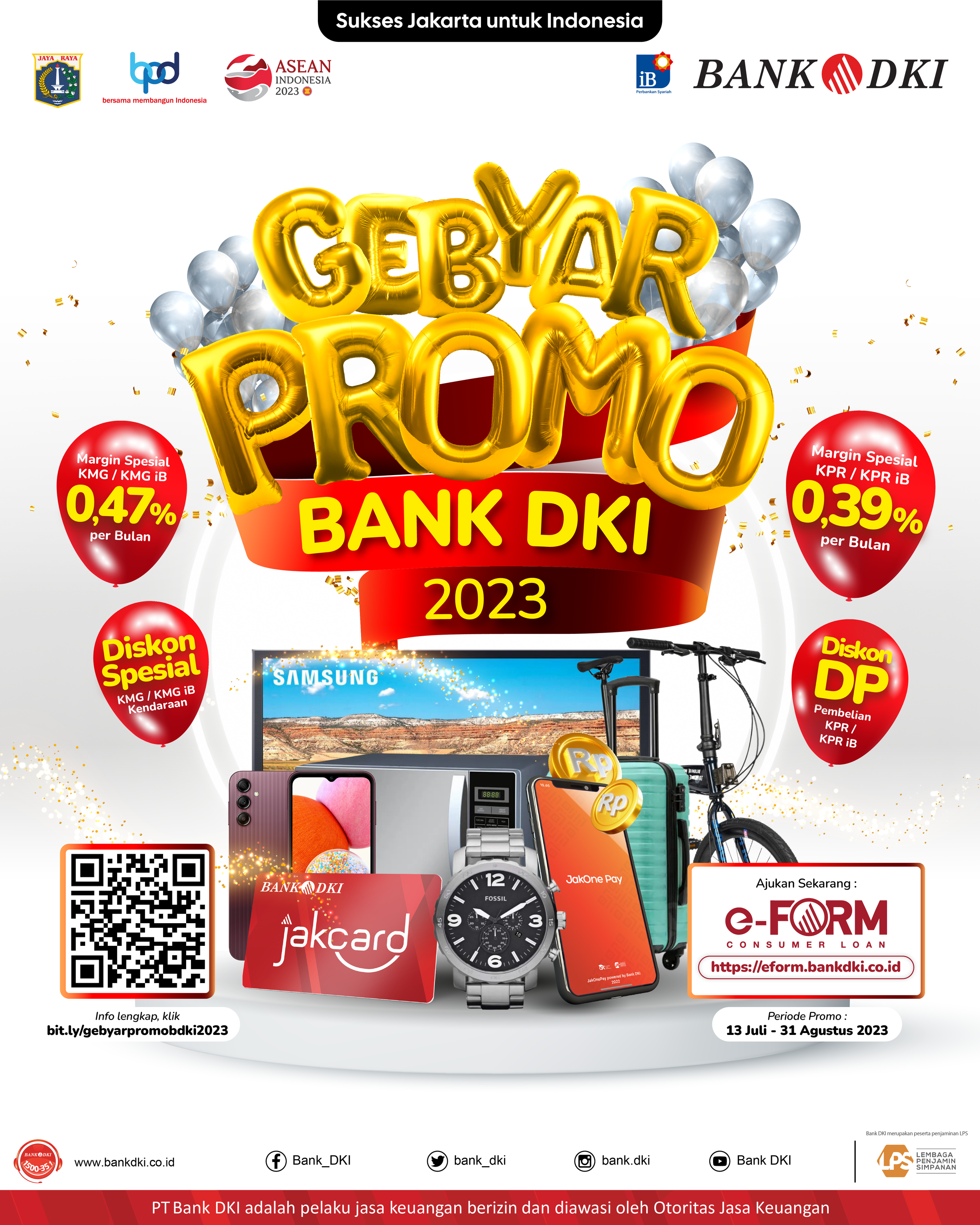 Bank DKI kembali menghadirkan Gebyar Promo 2023 — JakOne Mobile Bank DKI