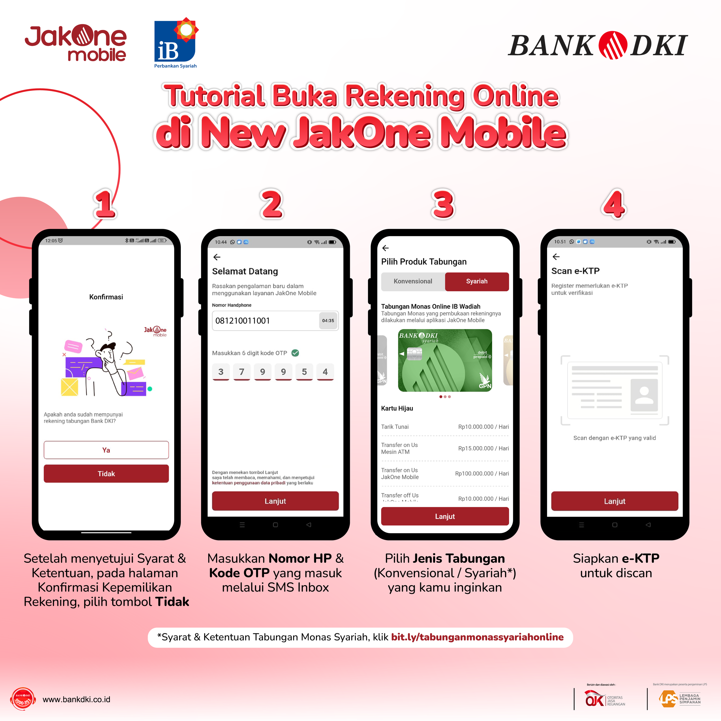 Buka Rekening Online Bank DKI di JakOne Mobile — JakOne Mobile Bank DKI