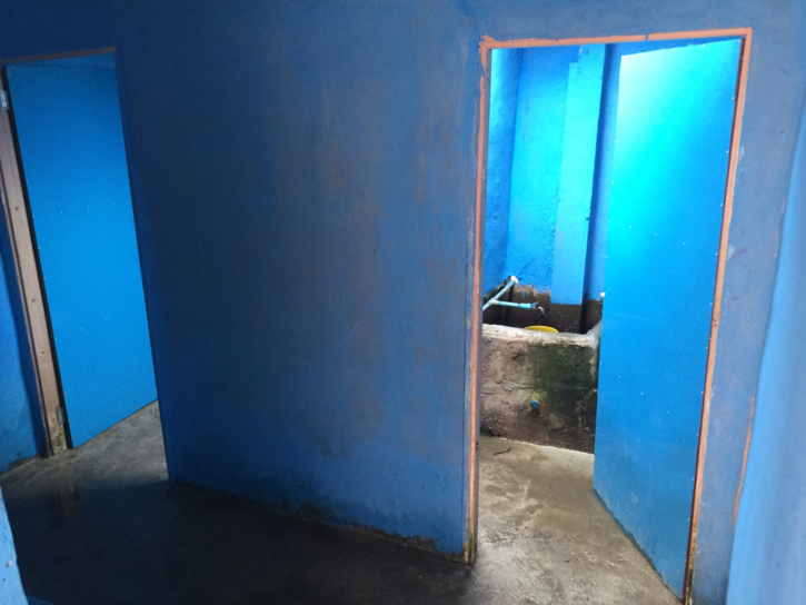 Inside the Prao roadside hostel