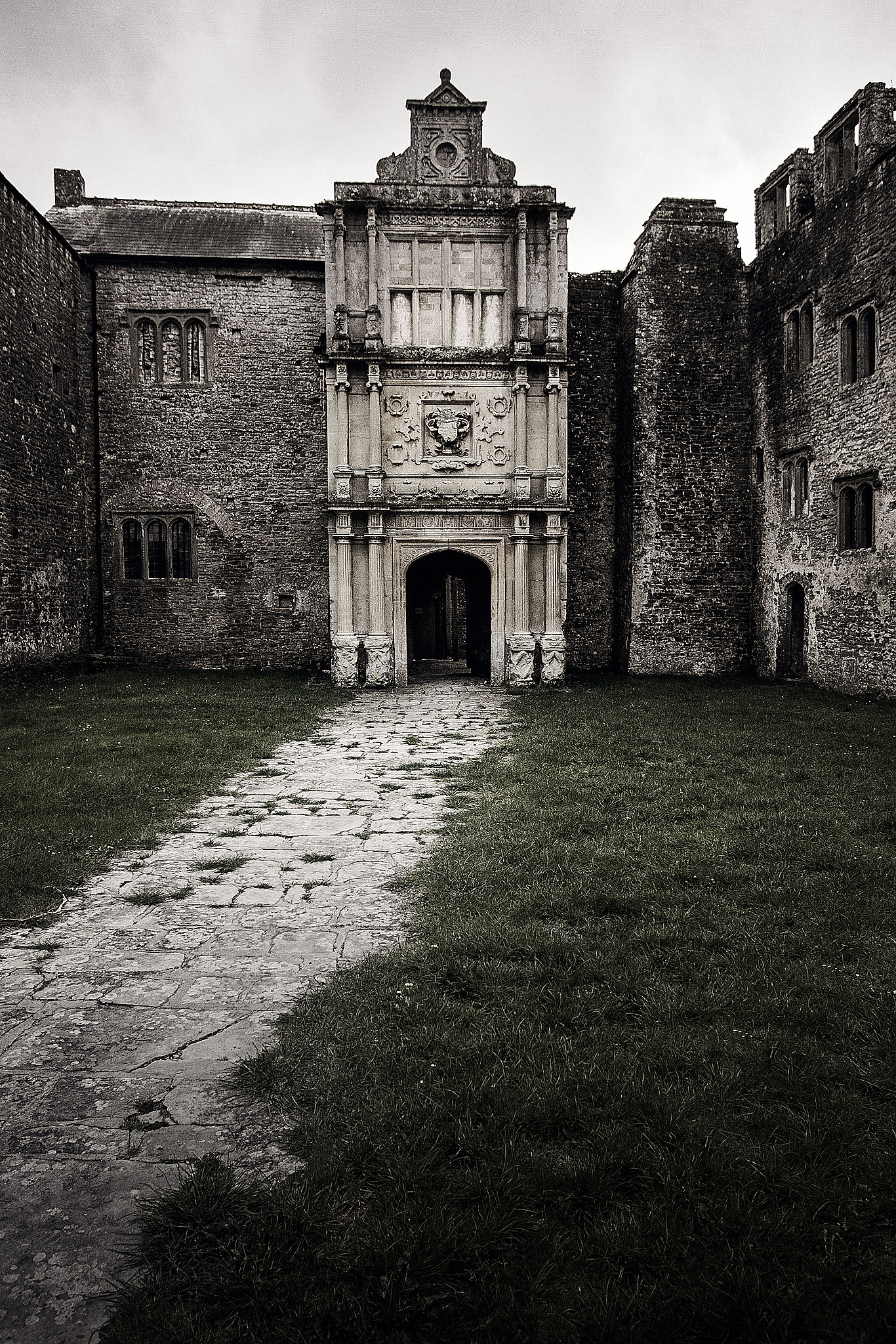 Old Beaupre Castle, South Wales