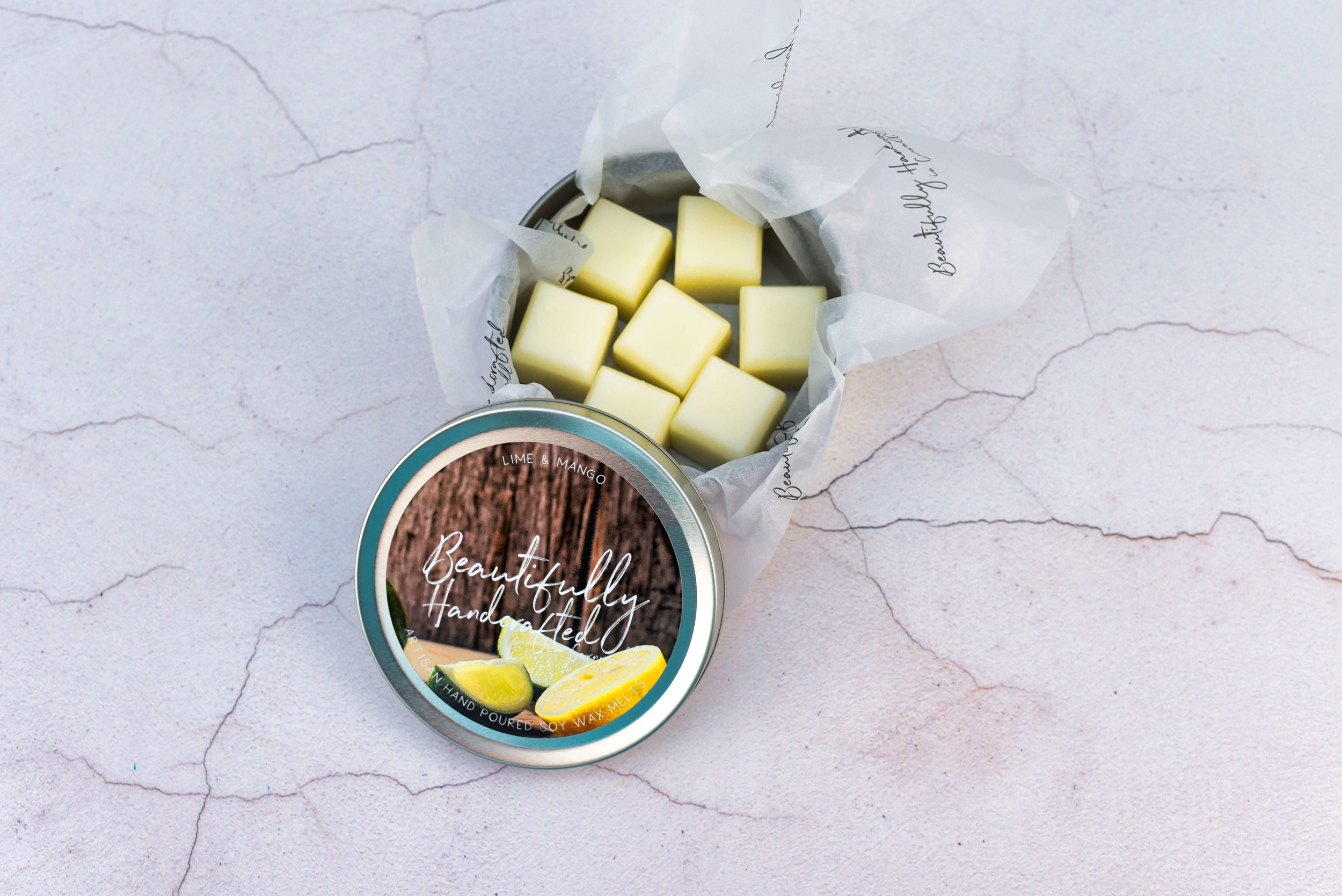 Lime and Mango Wax Melt Tin