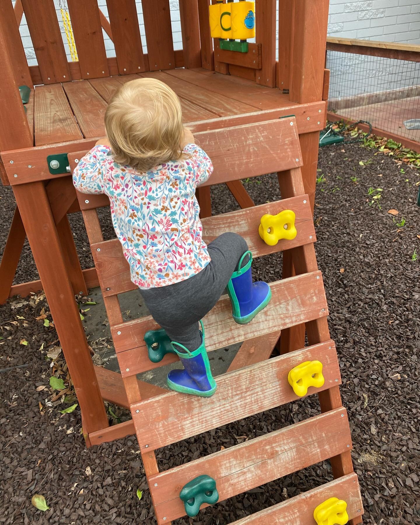 Fostering independence is such a challenge. As parents we want to be engaged and at the same time we don&rsquo;t want to hover. We never want our children to get hurt. The look of pride on this girls face after she was able to climb the ladder on her