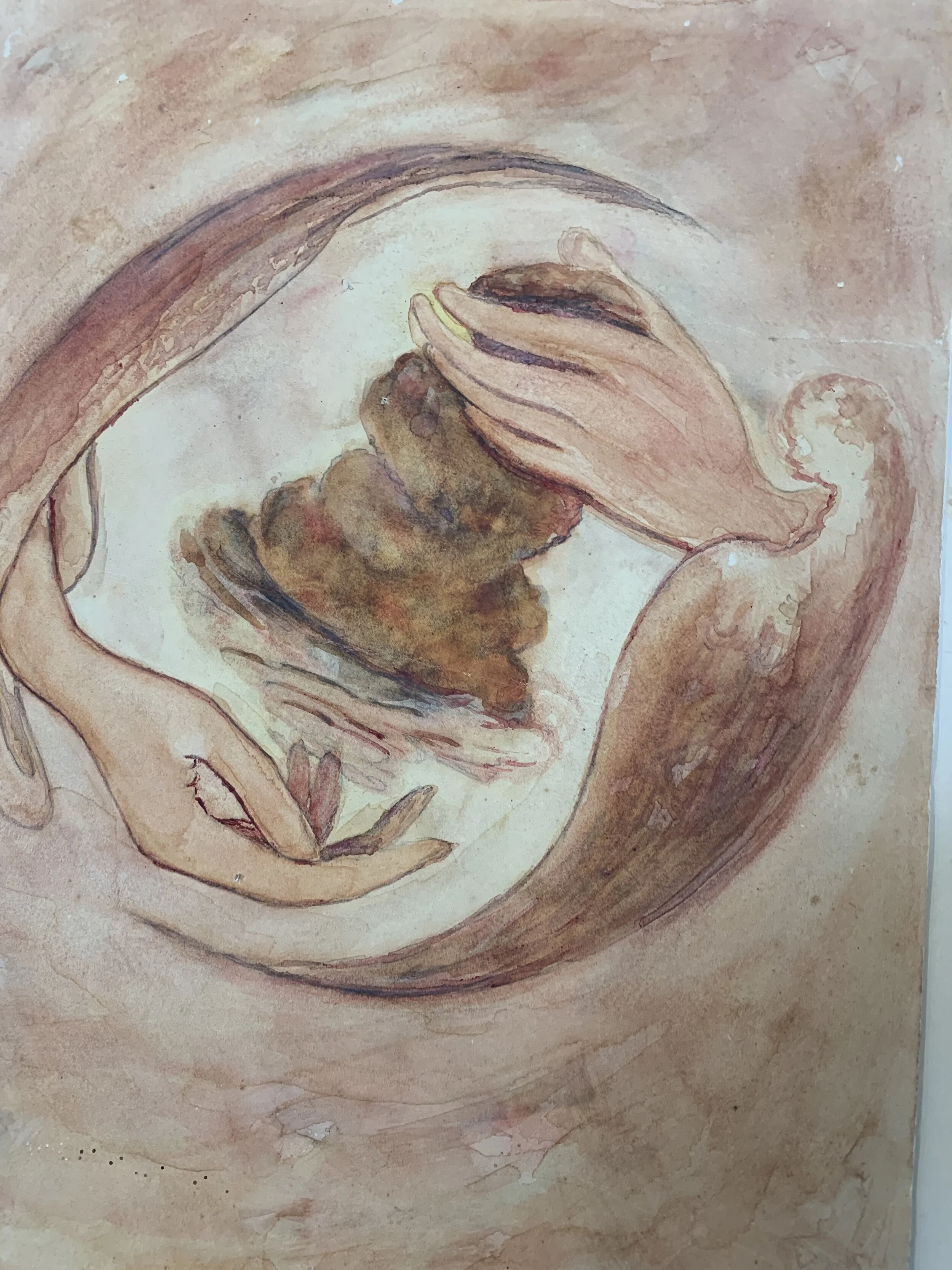 A painting assumedly by Isaac Frazee.