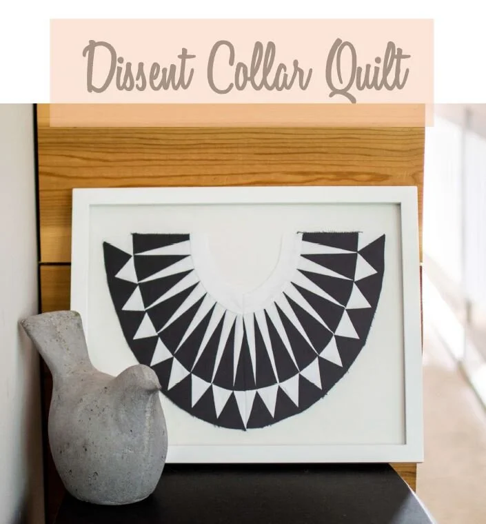 Dissent collar quilt