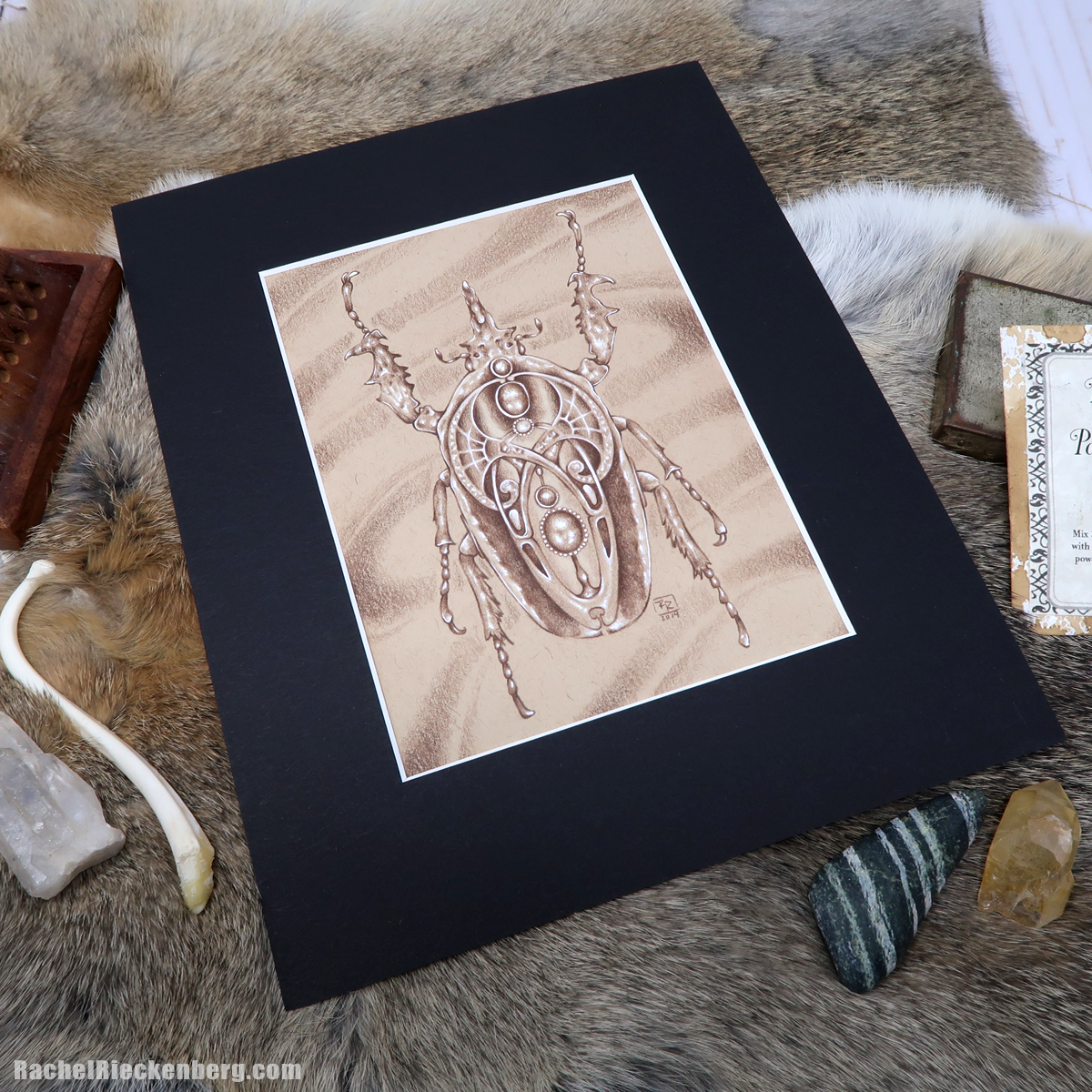 Bling Bug #1 - Original Drawing