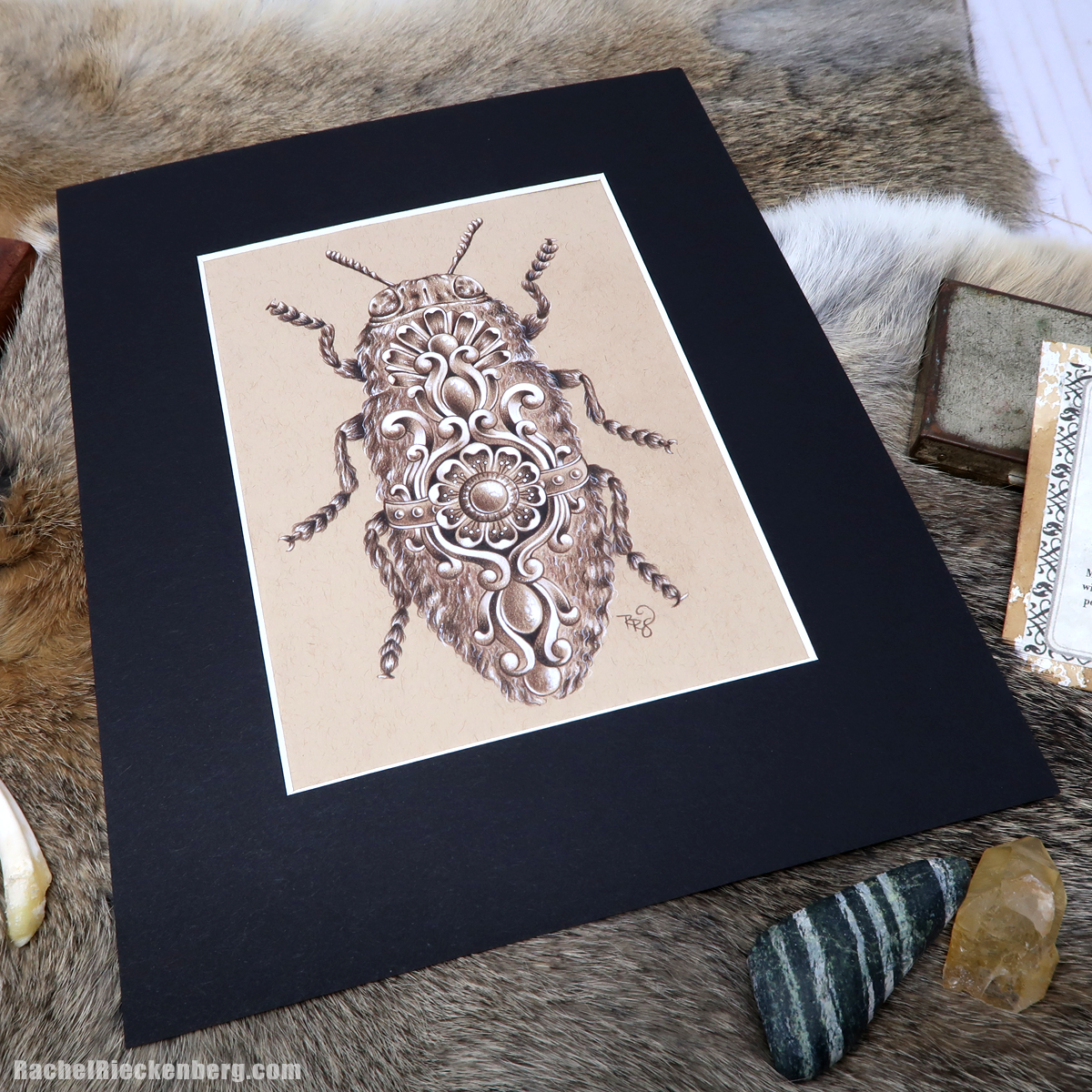 Bling Bug #5 - Original Drawing