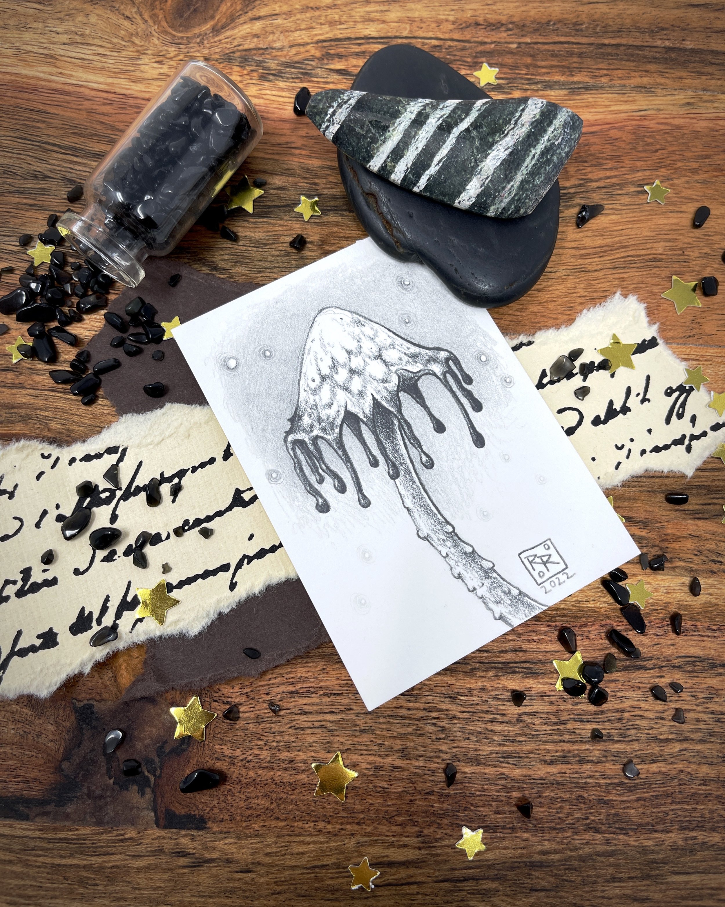 Mushroom Mini 4 Drawing