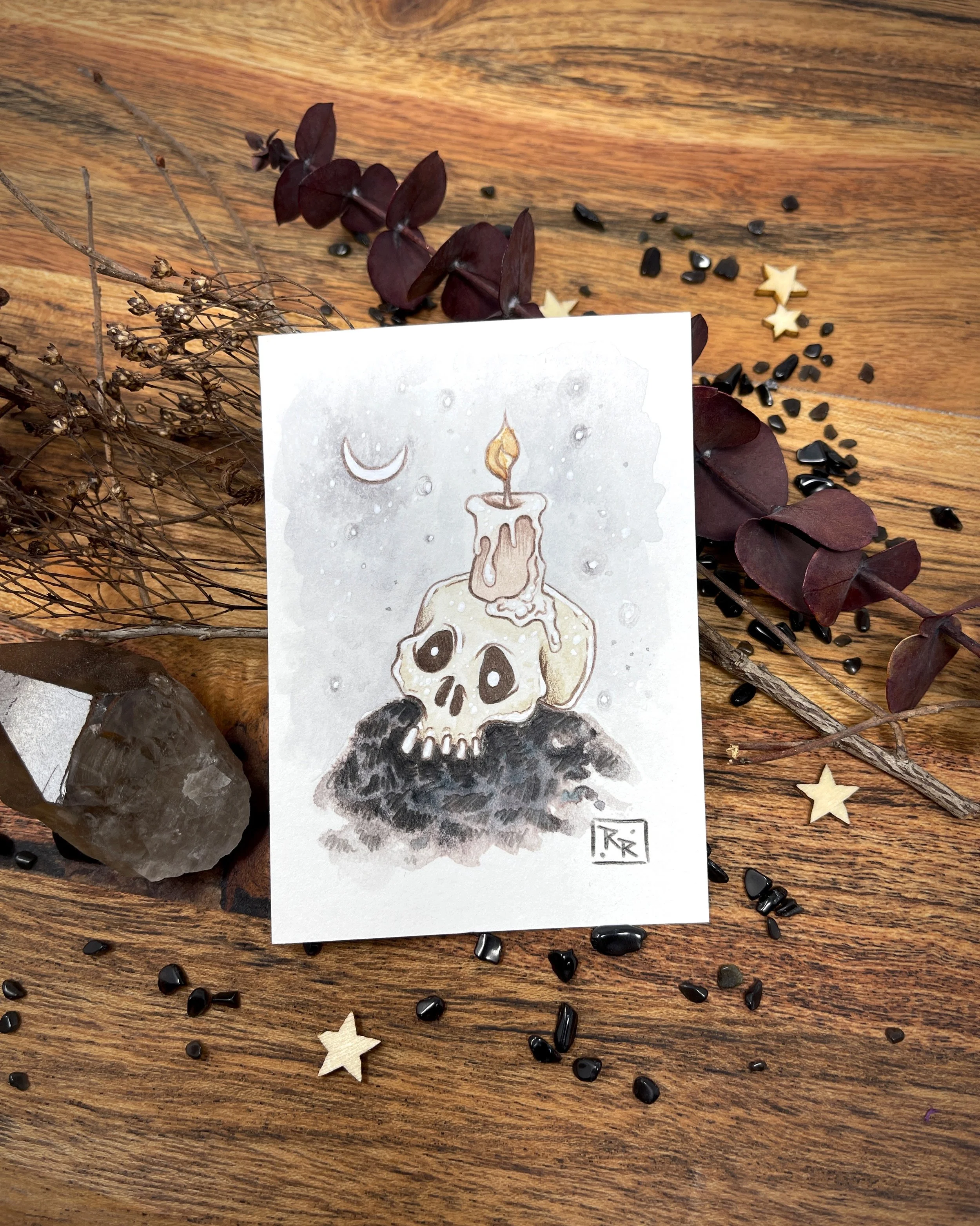 Skull With Candle_by_Rachel Rieckenberg.JPG
