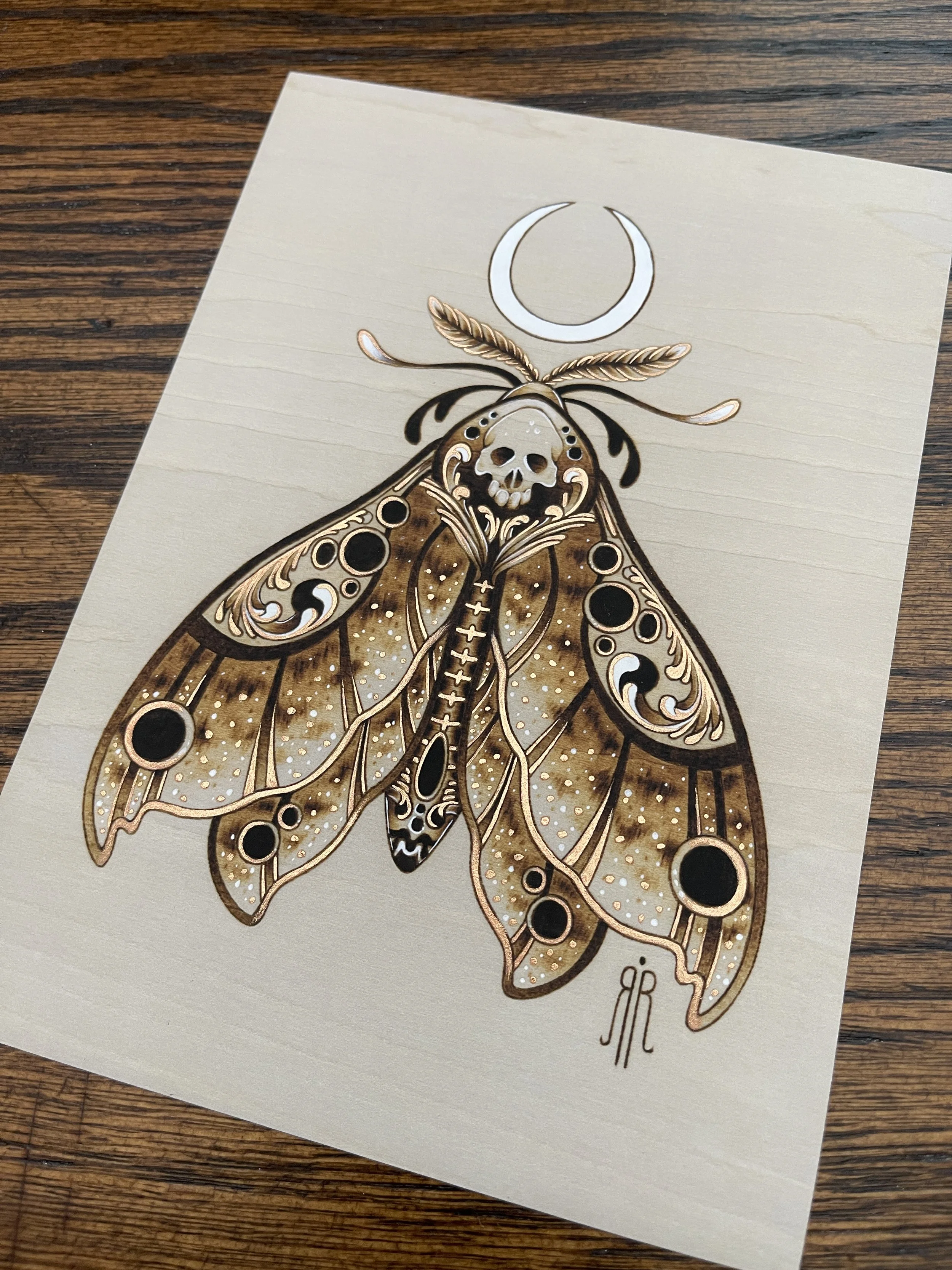 Hand Embellished and Framed Prints