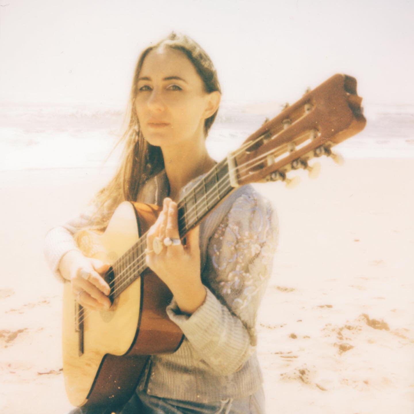 Honored to be the face of Folk Rising on @tidal ~ head over to hear 100+ songs from emerging artists 🤍🤍🤍 Polaroid photo from @elisabethkokesh 
Wardrobe from my babe @thesunshineprophecy