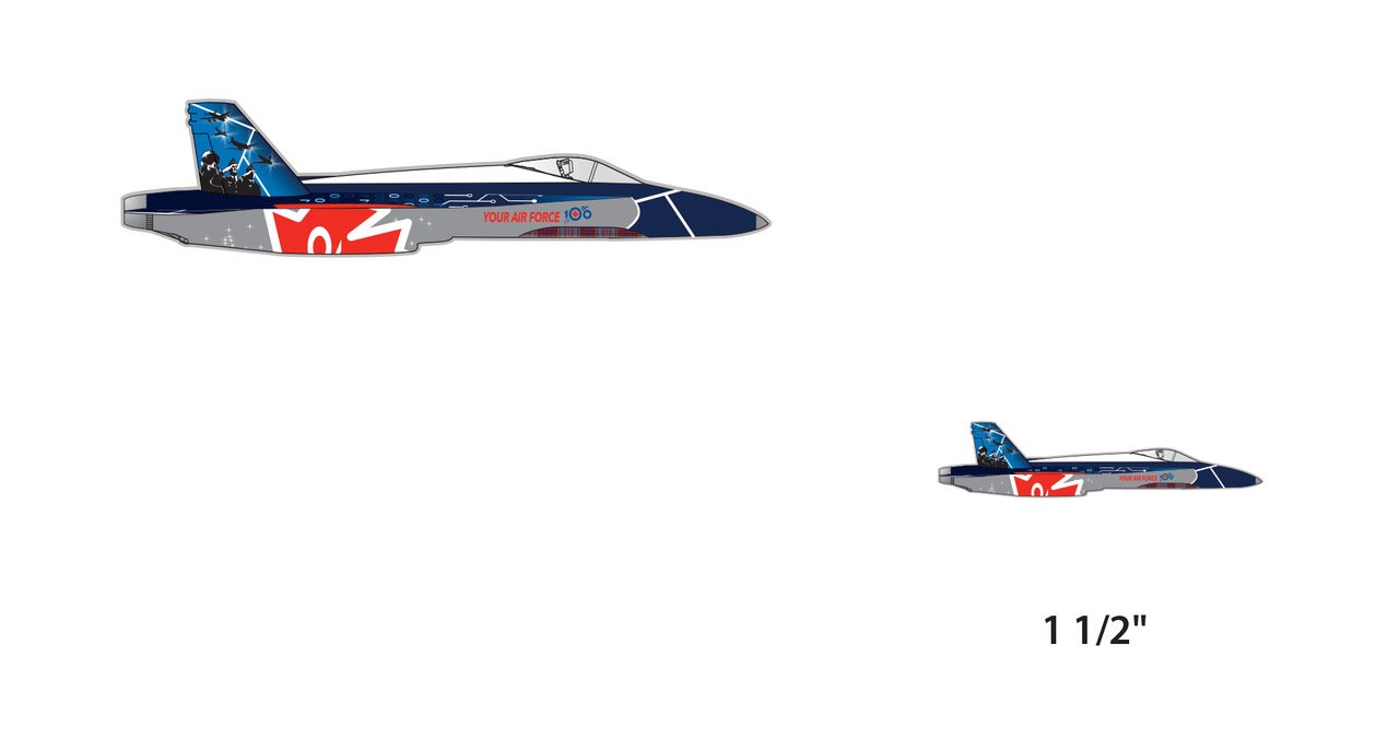 CF-18 Demo Jet Pin (Computer Artwork)