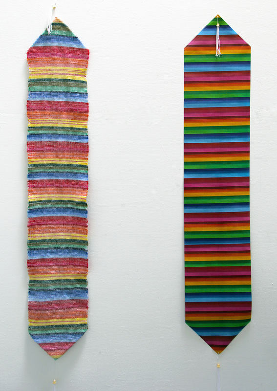 Fiesta Table Runner, 2015 Polyester and cotton / Digital print on paper