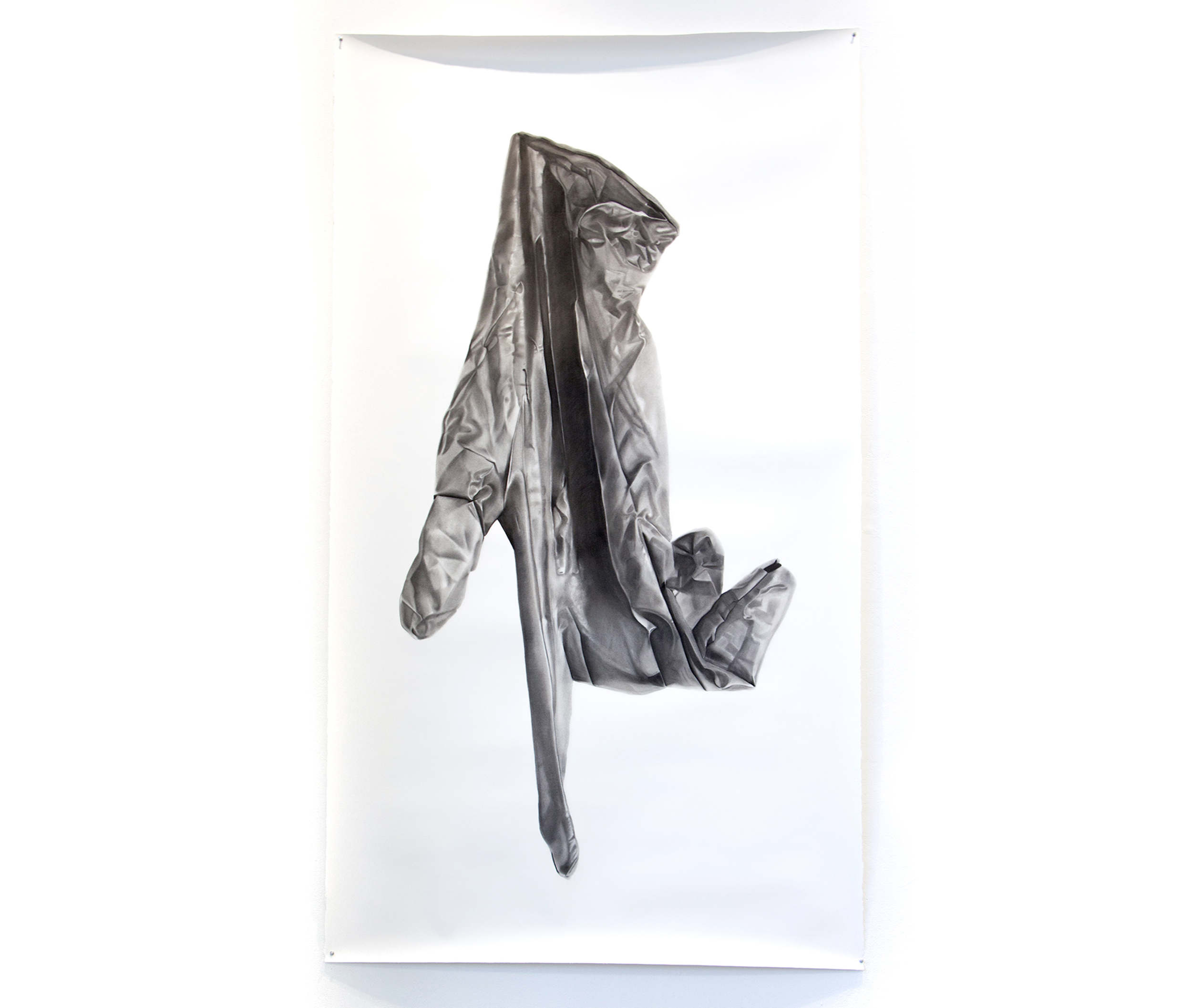 Far away from blame 51x96” Charcoal on paper