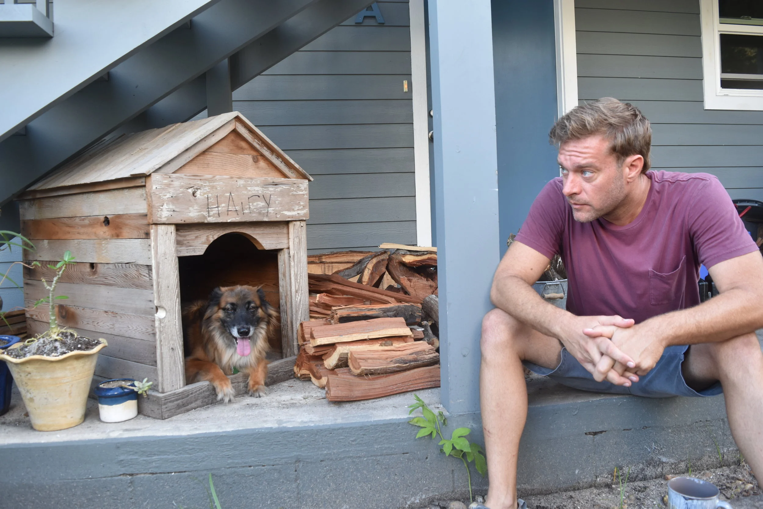  Weeks and his dog Hairy have moved around a couple of times, but St. Augustine always calls them home.&nbsp; 