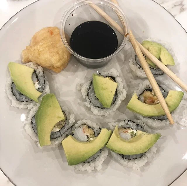 Homemade sushi from the best chef ever, Tatiana! 🍣🍱