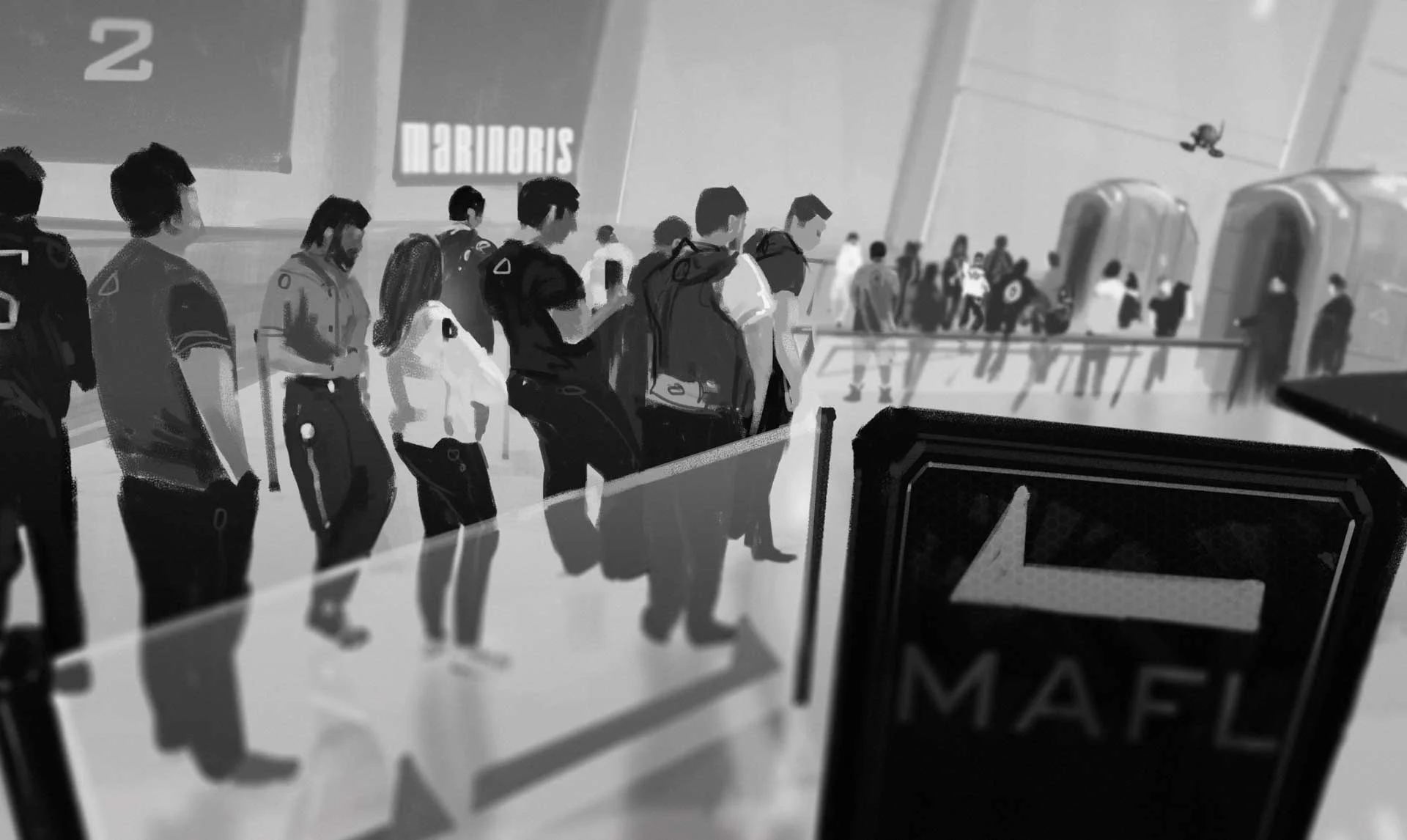 Last weekend's In-Out Checkpoint at Marineris.