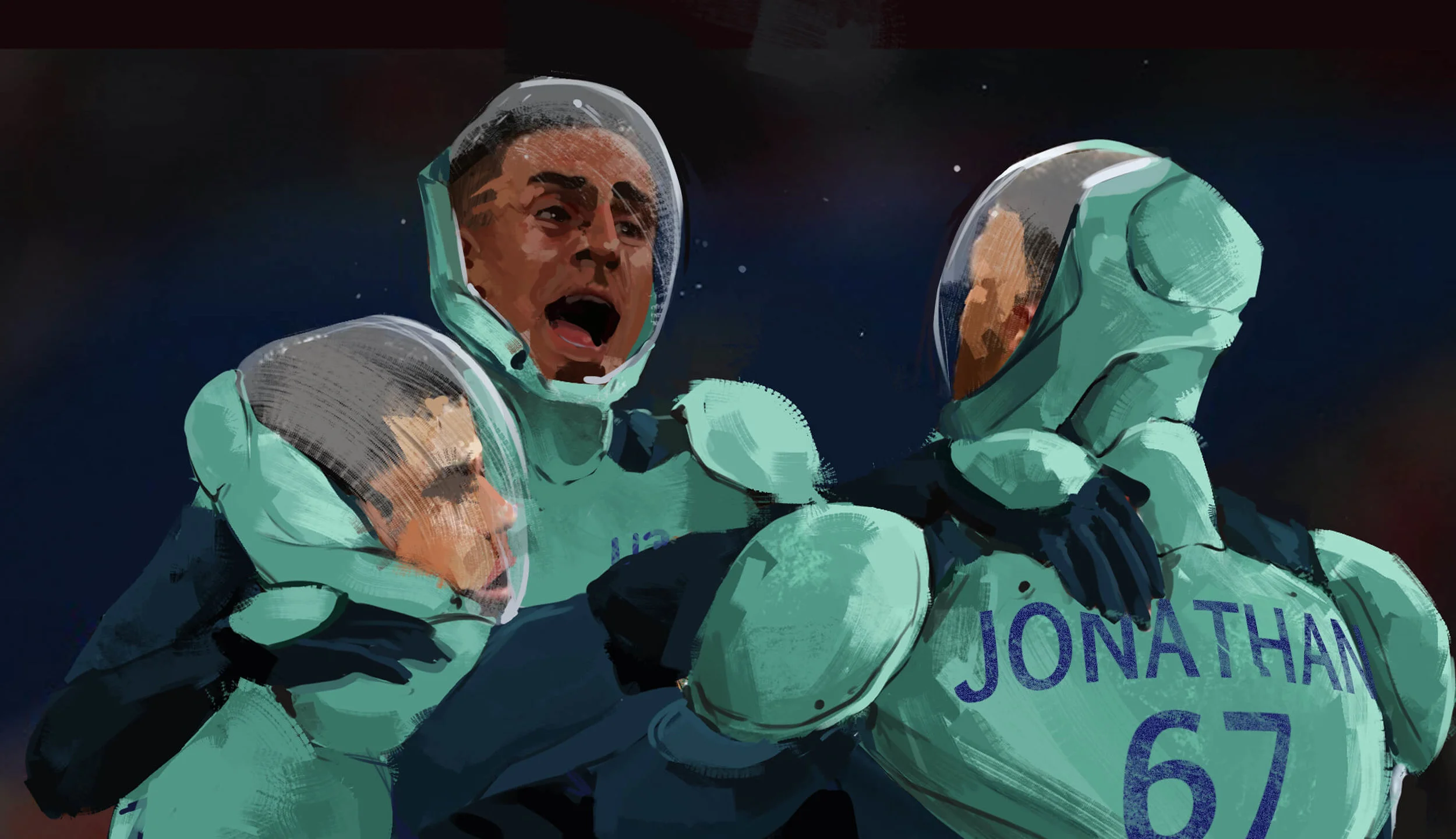 comets celebrate their latest victory as they slowly but surely move up the rankings.