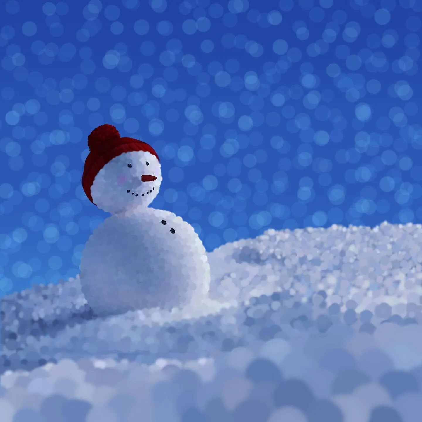 Missing snow ❄️ today. 

p.s. I&rsquo;m not sure who the original photographer but I&rsquo;ve loved this snowman for years.