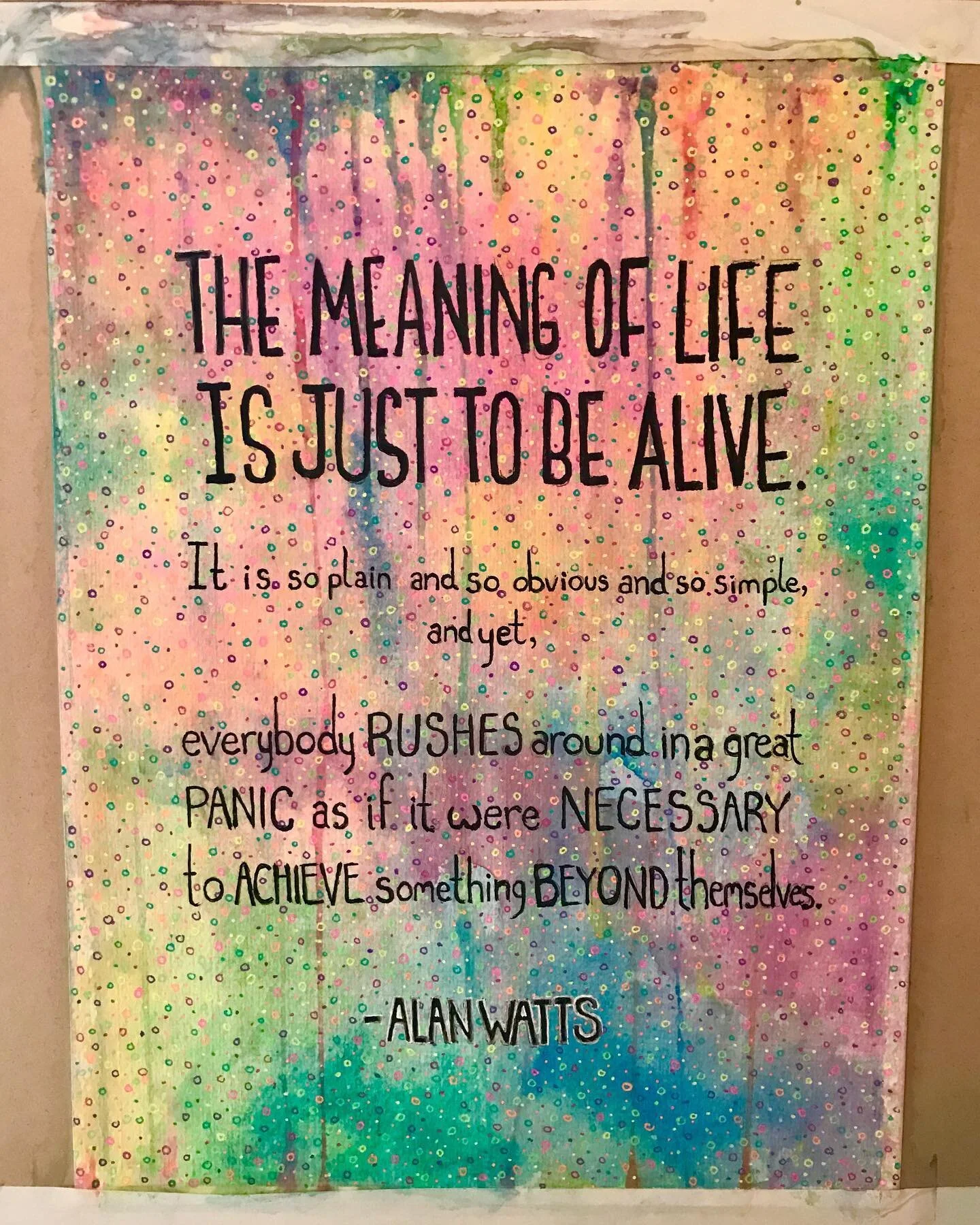 I haven&rsquo;t decided if this is finished yet but I like it so far. I&rsquo;ve been listening to lectures from the Alan Watts audio archive during my commute the last few months and if you&rsquo;ve never listened to him speak, I highly recommended 
