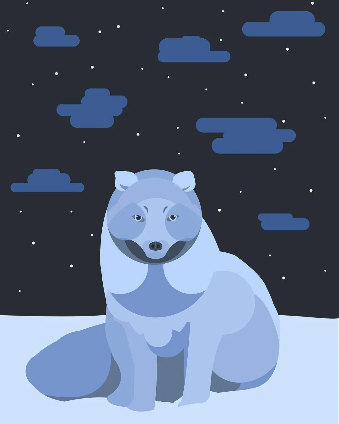 Arctic Fox #winterfeels