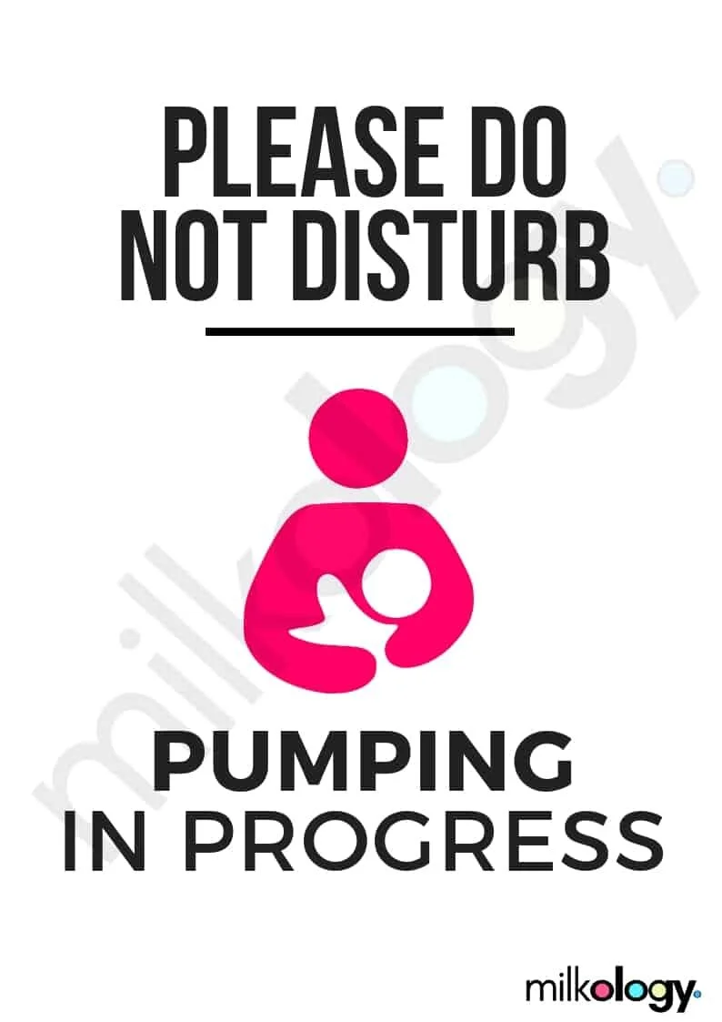6 FREE Pumping Signs For The Door Milkology  6 FREE Pumping Signs For The Door Milkology