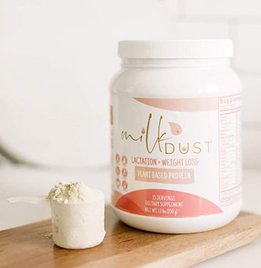 Milk Dust Lactation + Weight Loss, Dietary Supplement: Calories