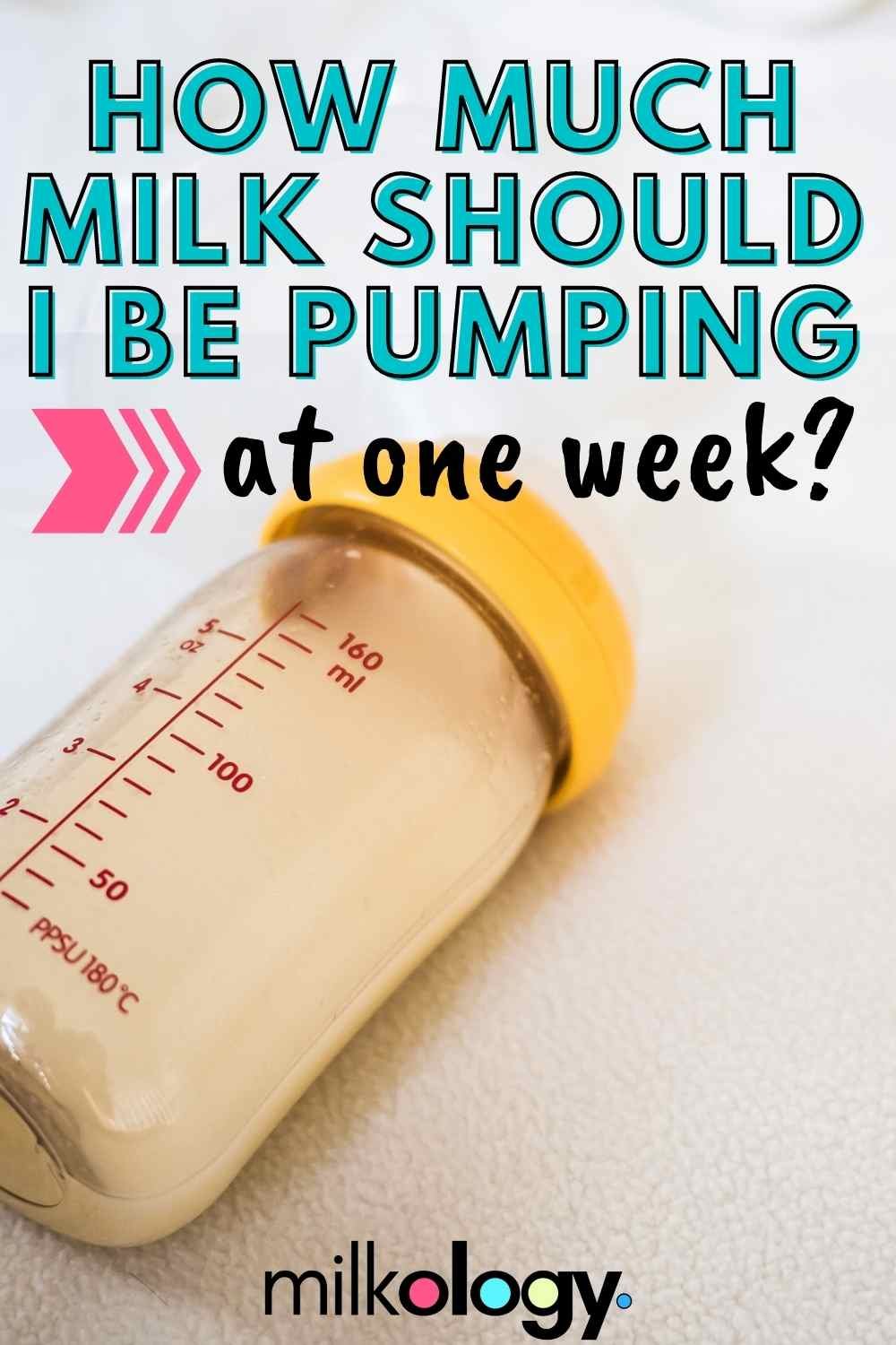 How Much Milk Should I Be Pumping At One Week? — Milkology®