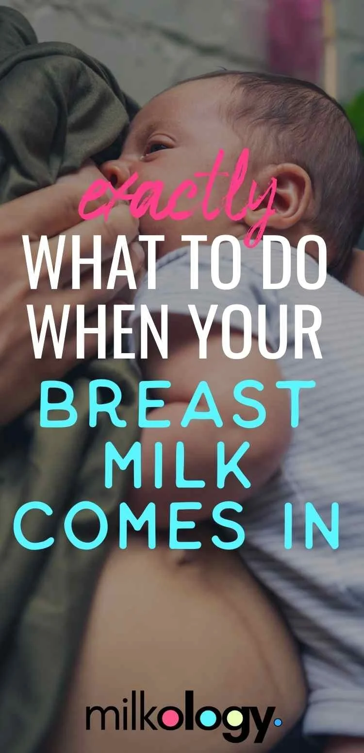 Exactly What To Do When Your Milk Comes In! — Milkology®