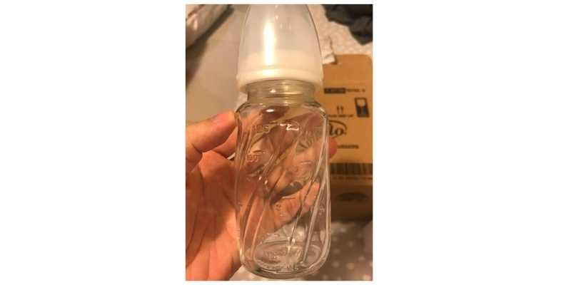 GentleFlow+ GLASS Baby Bottle with Gradual Slope Nipple SS (Super