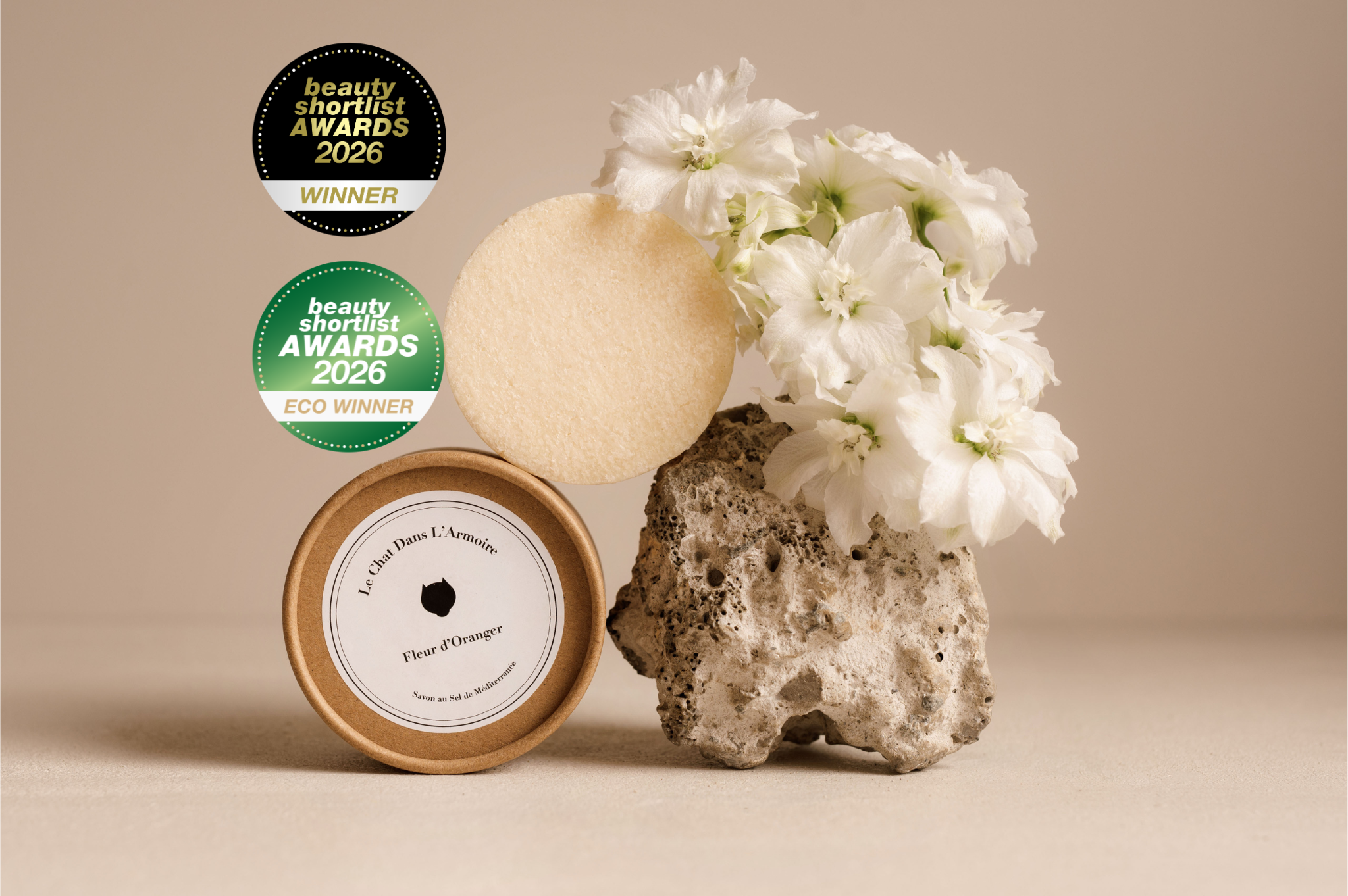 Savon au Sel de Méditerranée - Fleur d'Oranger