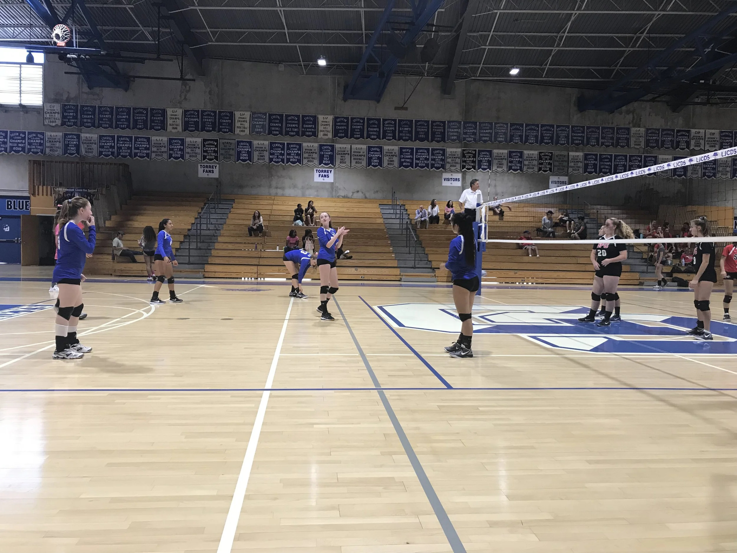 Lady Torreys fall to the Santa Fe Christian Eagles 13-25, 18-25