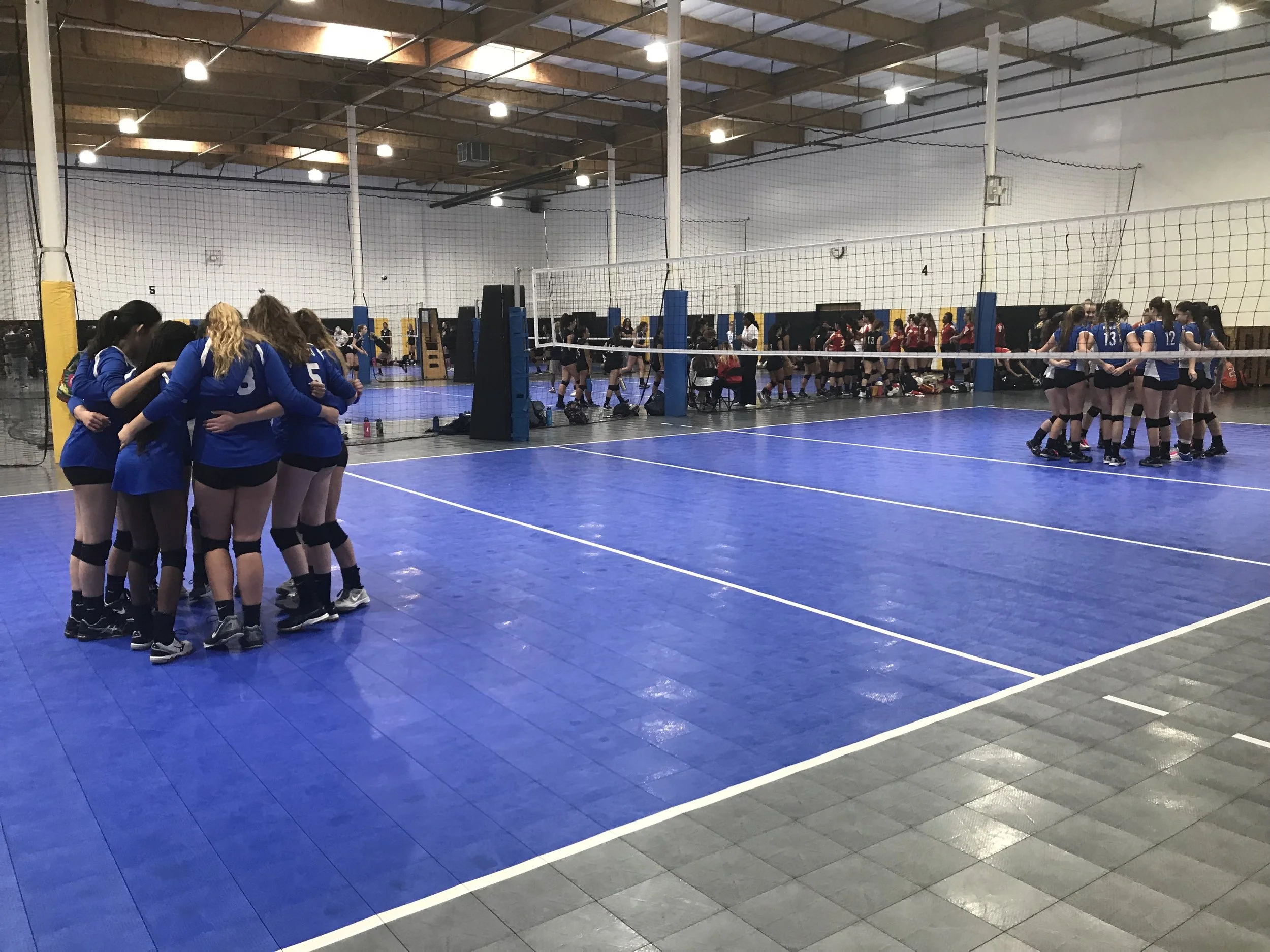 We opened up against Rancho Bernardo HS. This game became the Battle of the Big Blue.