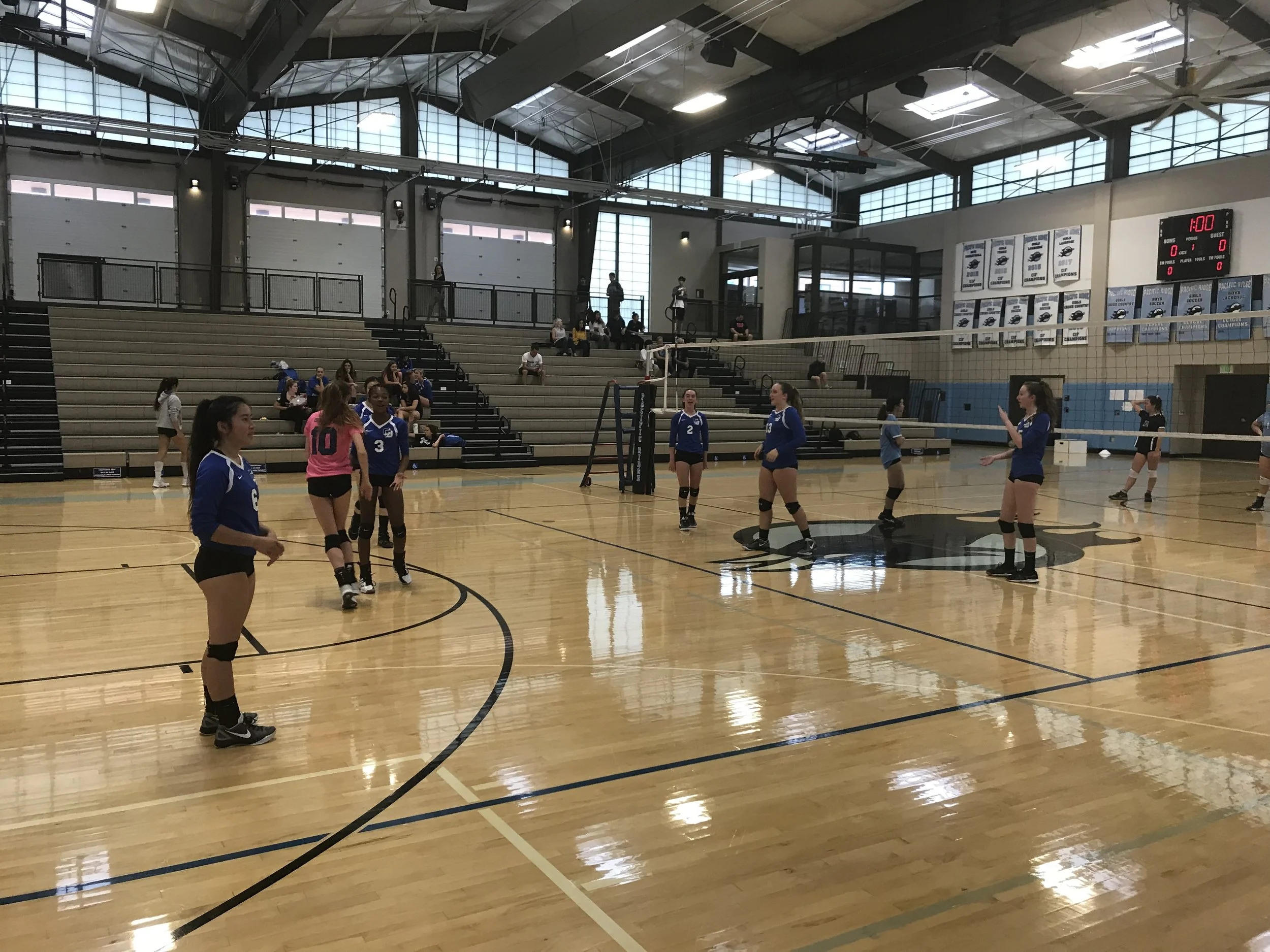 I love Pacific Ridge's gymnasium...best in all of San Diego!