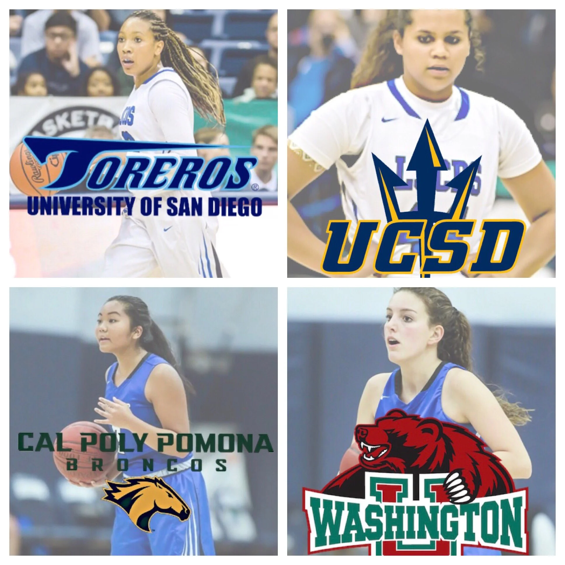 Meet the four seniors! (Clockwise from left: Jayda, Kiera, Kendal and Bianca)