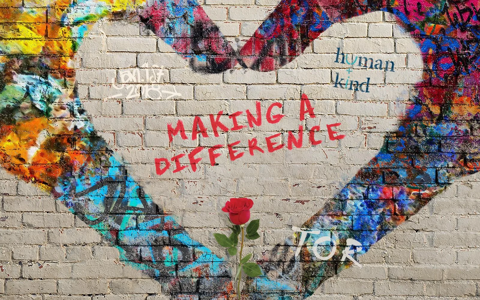The theme for the 2018 Rose Parade was "Making A Difference" 