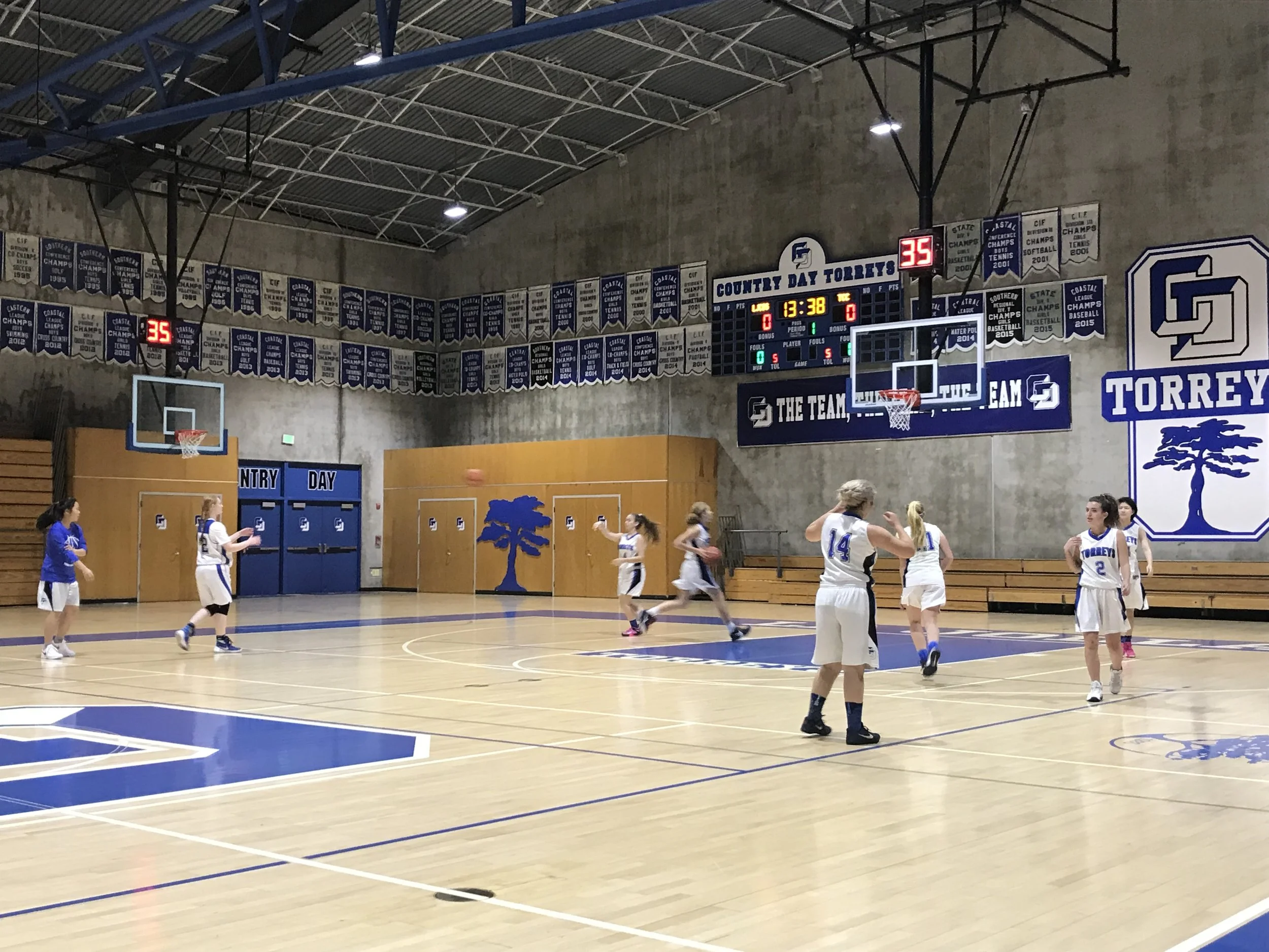 We prepped for success by having a fantastic, focused warm-up before the game.
