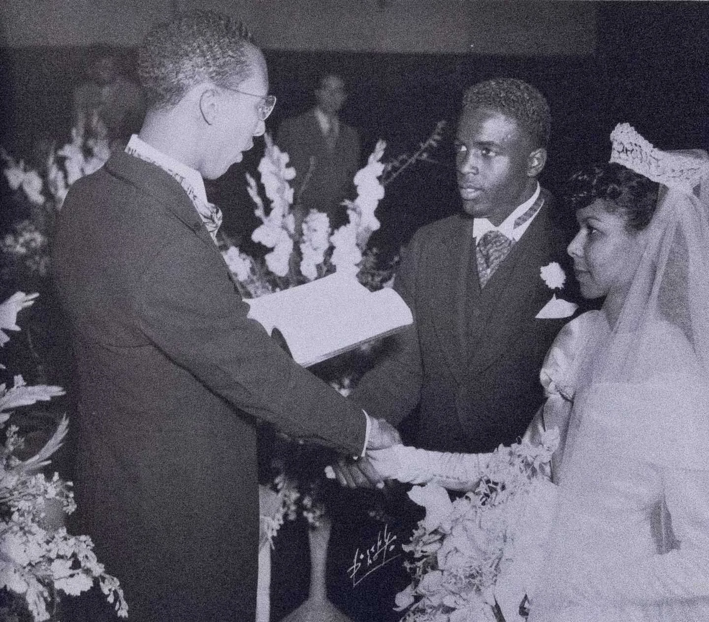 Karl Downs, who was a mentor for young Jackie, officiated his wedding to Rachel