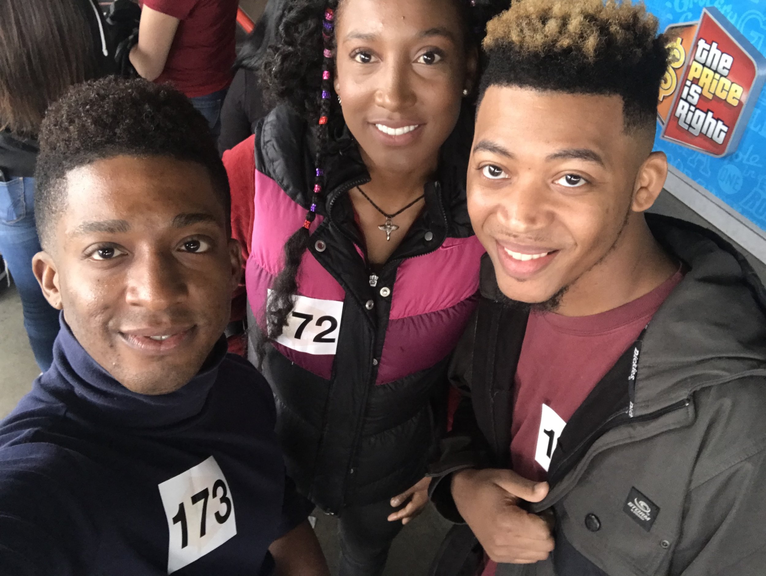 Thomas (left), Shelton and I all smiles before the show!