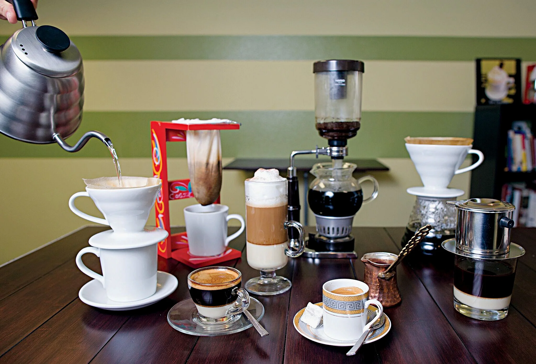 From Turky to Japan, you can only find this variety of coffees at KIWI. No need to travel around the world, just come to Avon. 