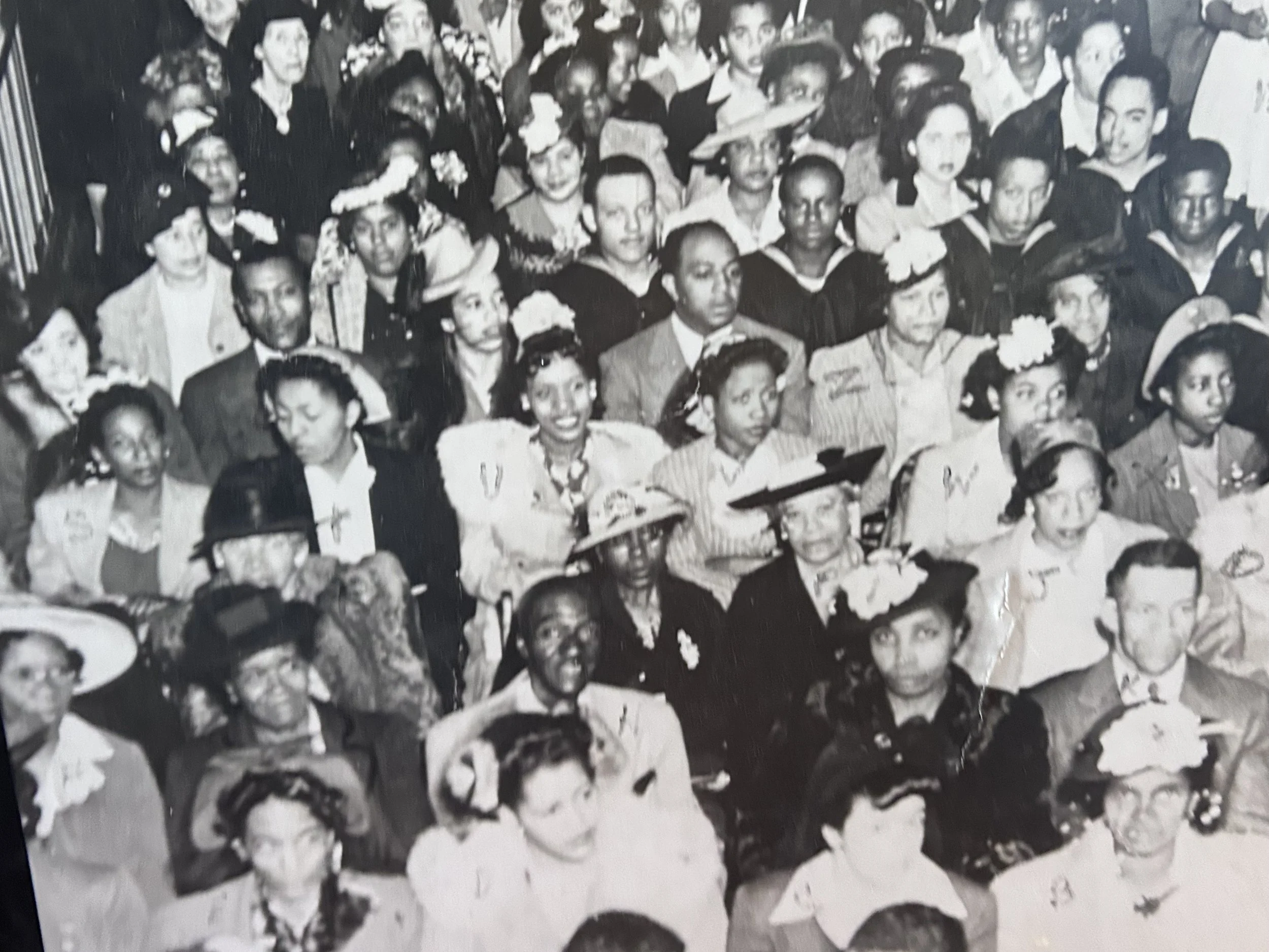 "Opening Night" at The Jackson Street USO Club, 1944. Attendees were there for the dedication and to see artist-actor-activist Paul Robeson perform.