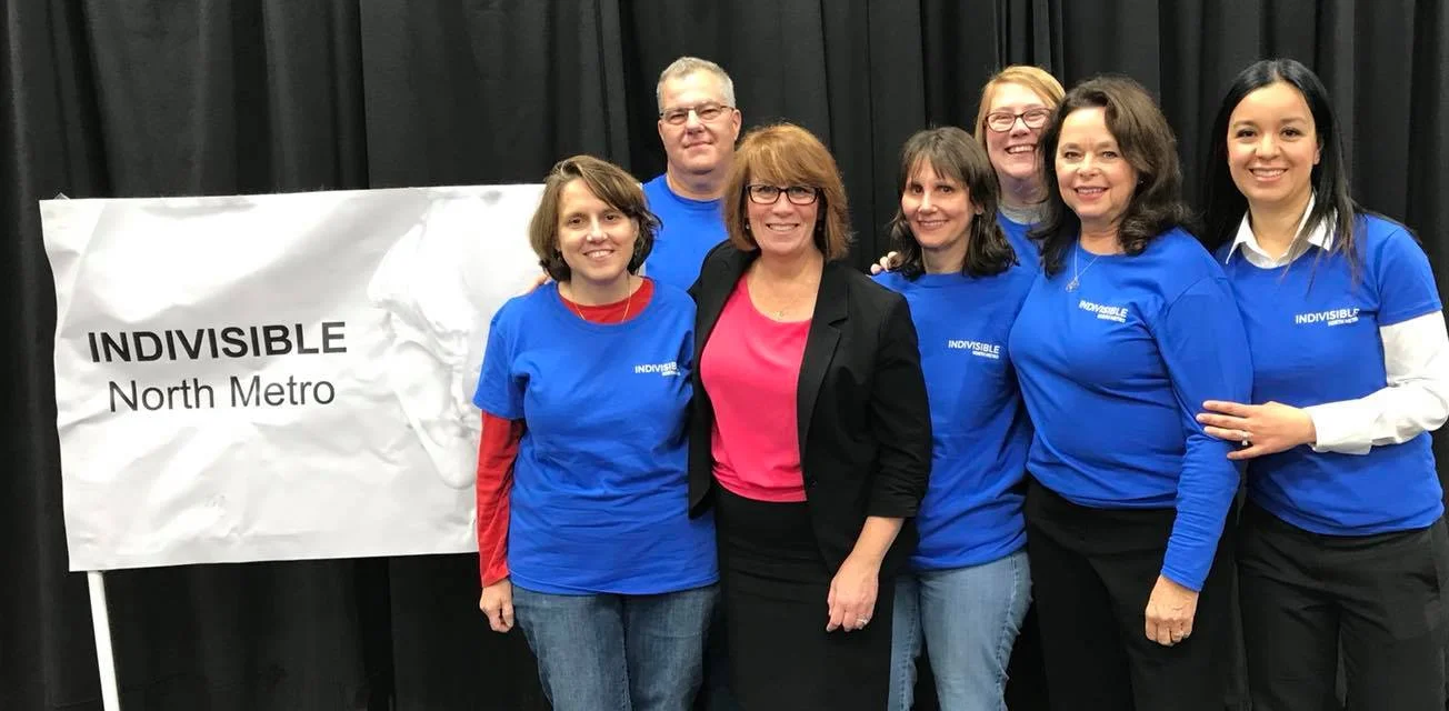 We were all a little busy, so this is the only picture with all 6 of us (& Candidate Erin Murphy). L-R, Kelly, Brian, Danette, Kayli, Ellen, Karla.