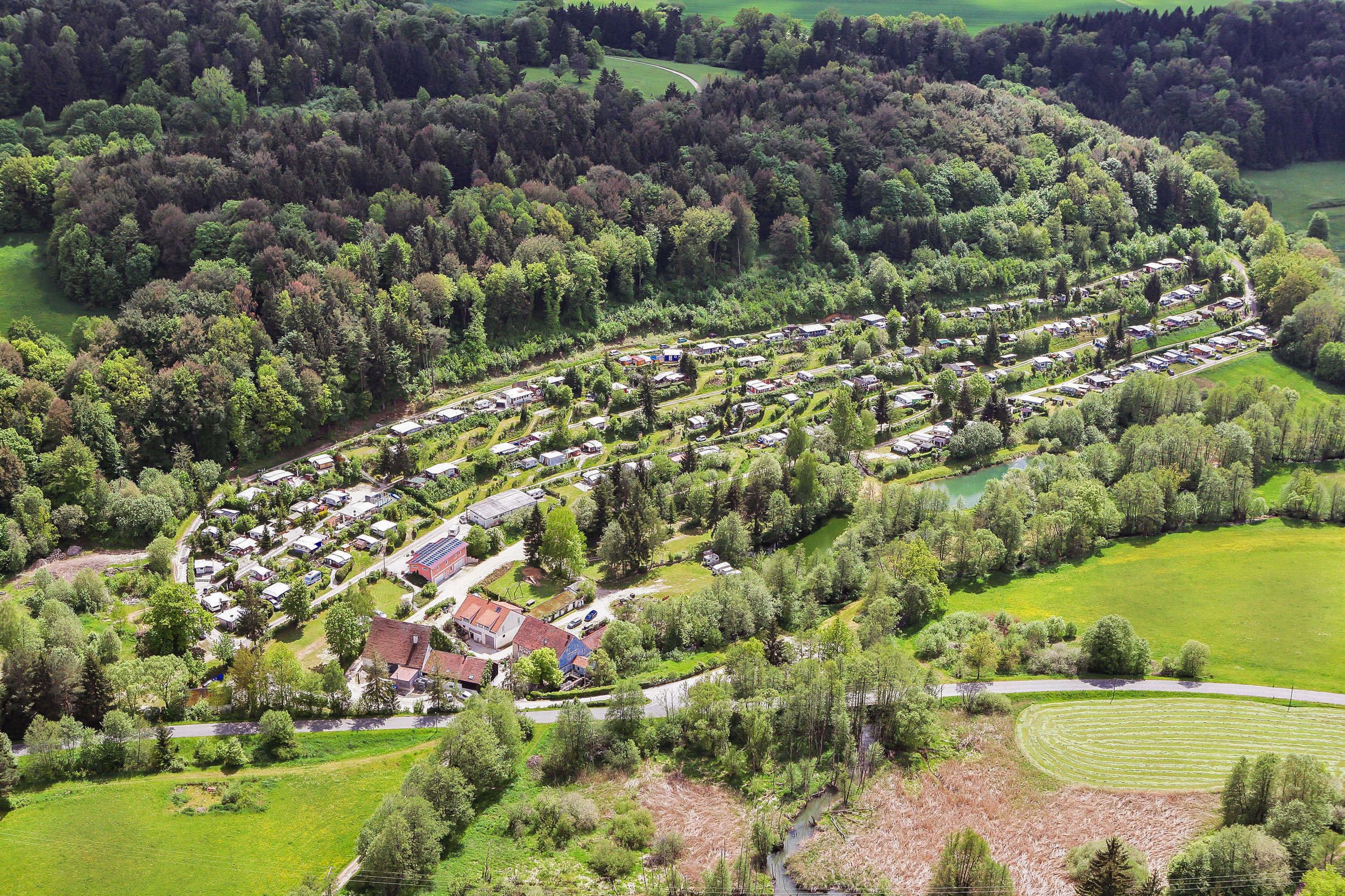 Panormaaufnahme Campingplatz