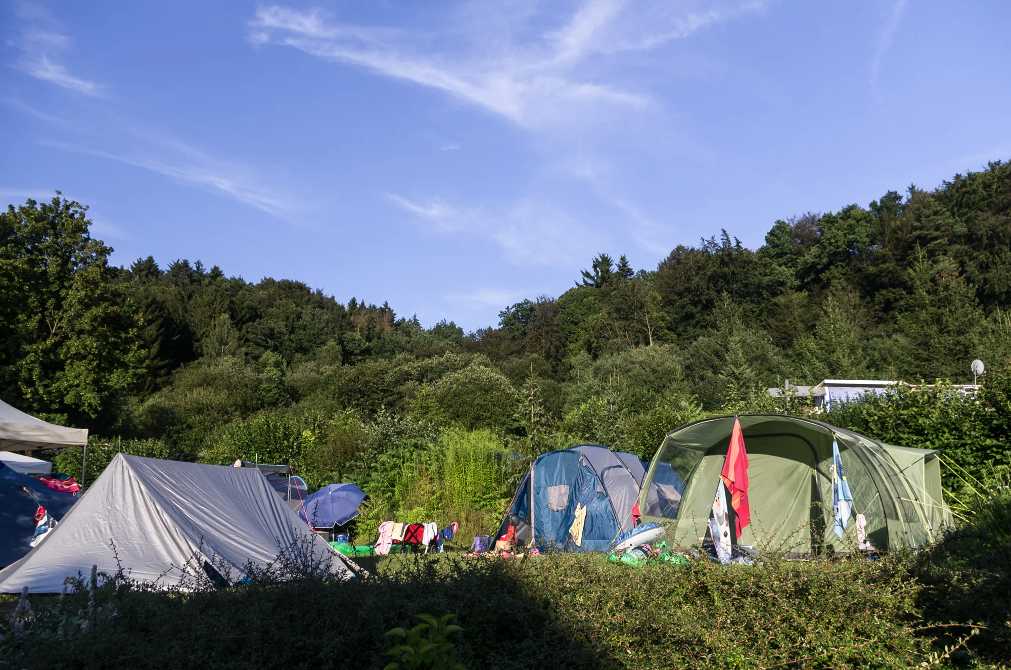 Viel Platz für Zelte
