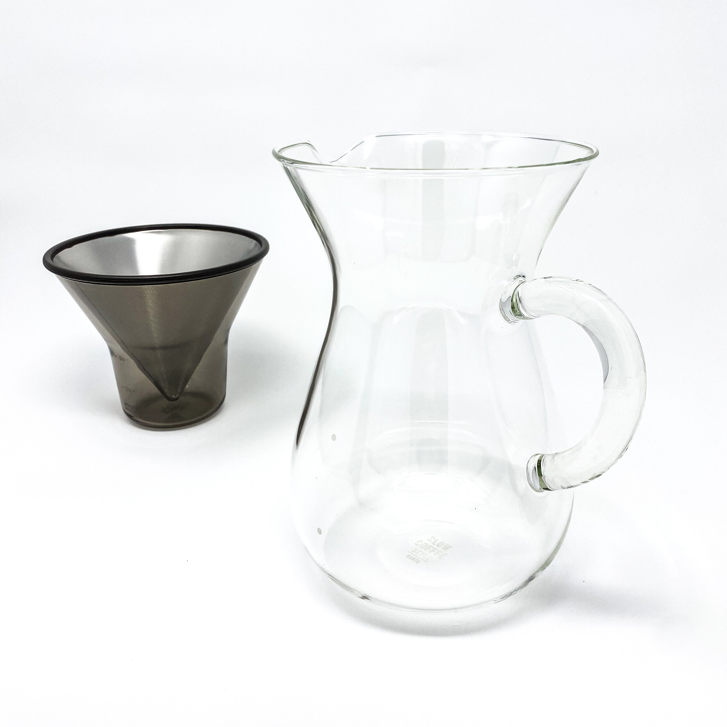 Coffee Carafe with Stainless Brew Basket by Kinto — Lander Coffee
