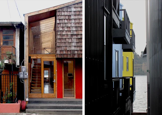 7. Materiales de revestimiento exterior / Facade materials . © Ortuzar-Gebauer Arquitectos